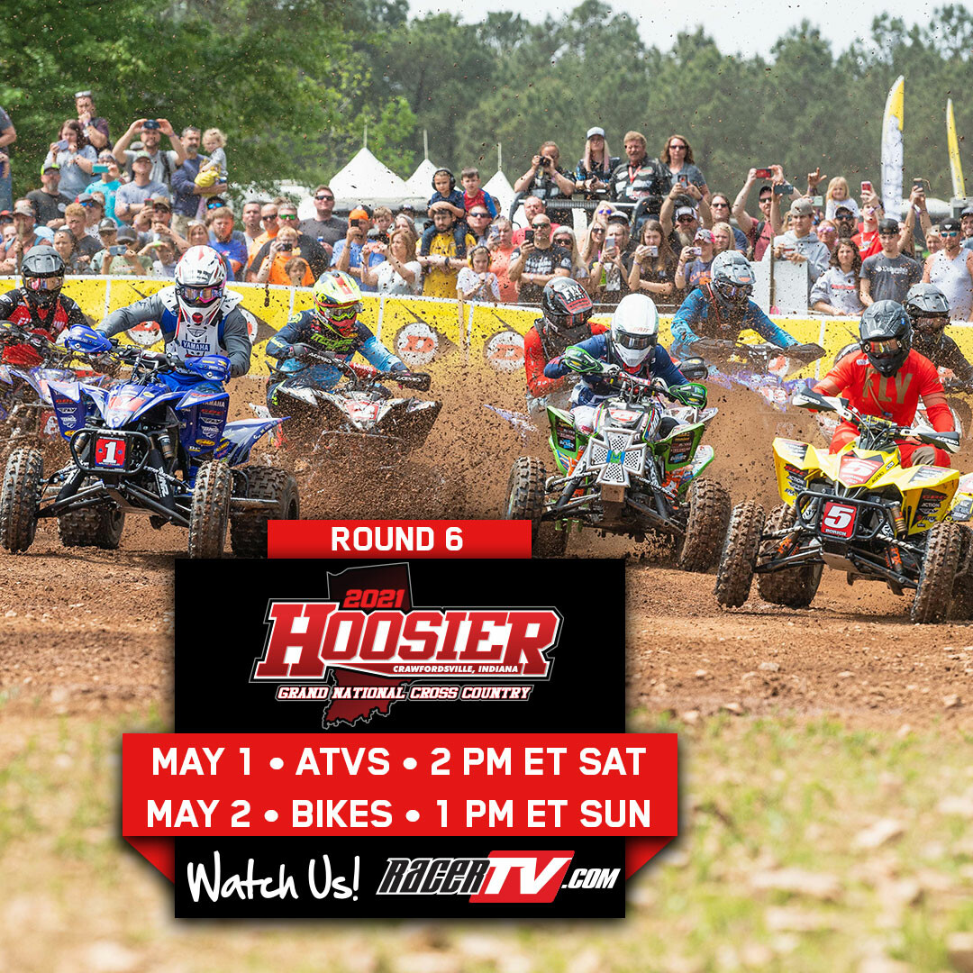 The 2021 Hoosier GNCC RacerTV.com schedule.