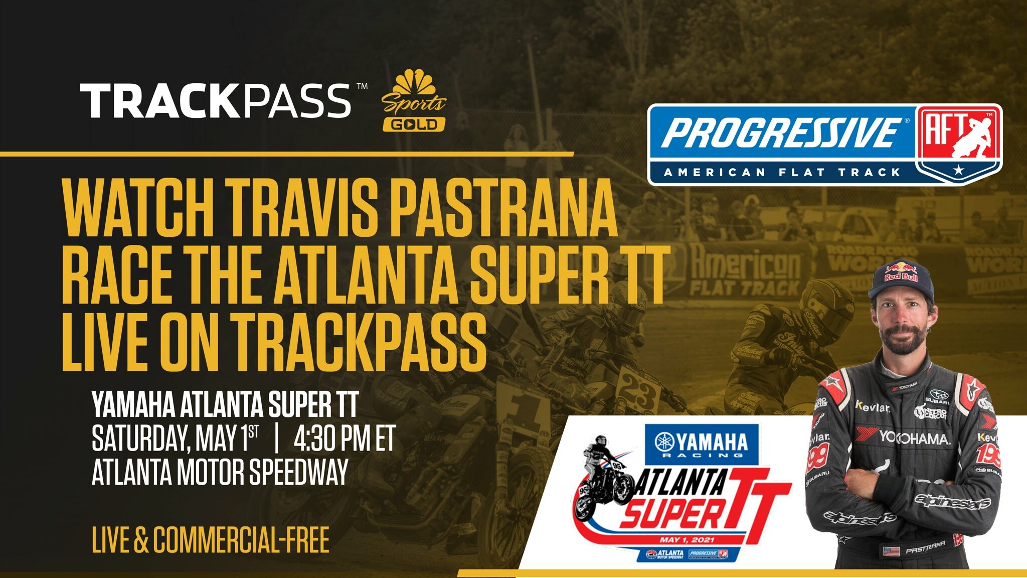 The American Flat Track Atlanta TT schedule.