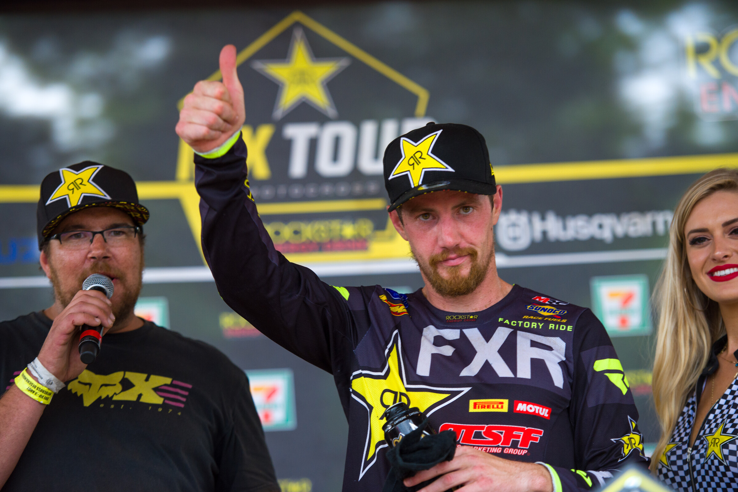 Phil watching Luci play in traffic.