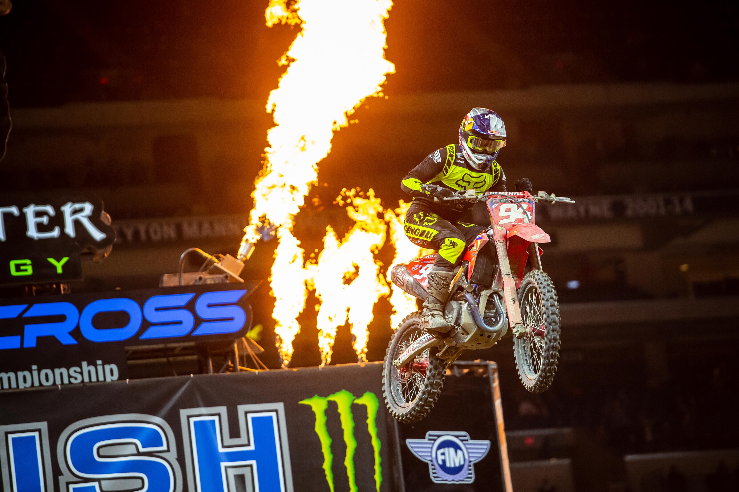Roczen first win in 2021 came at the Indianapolis 1 Supercross.
