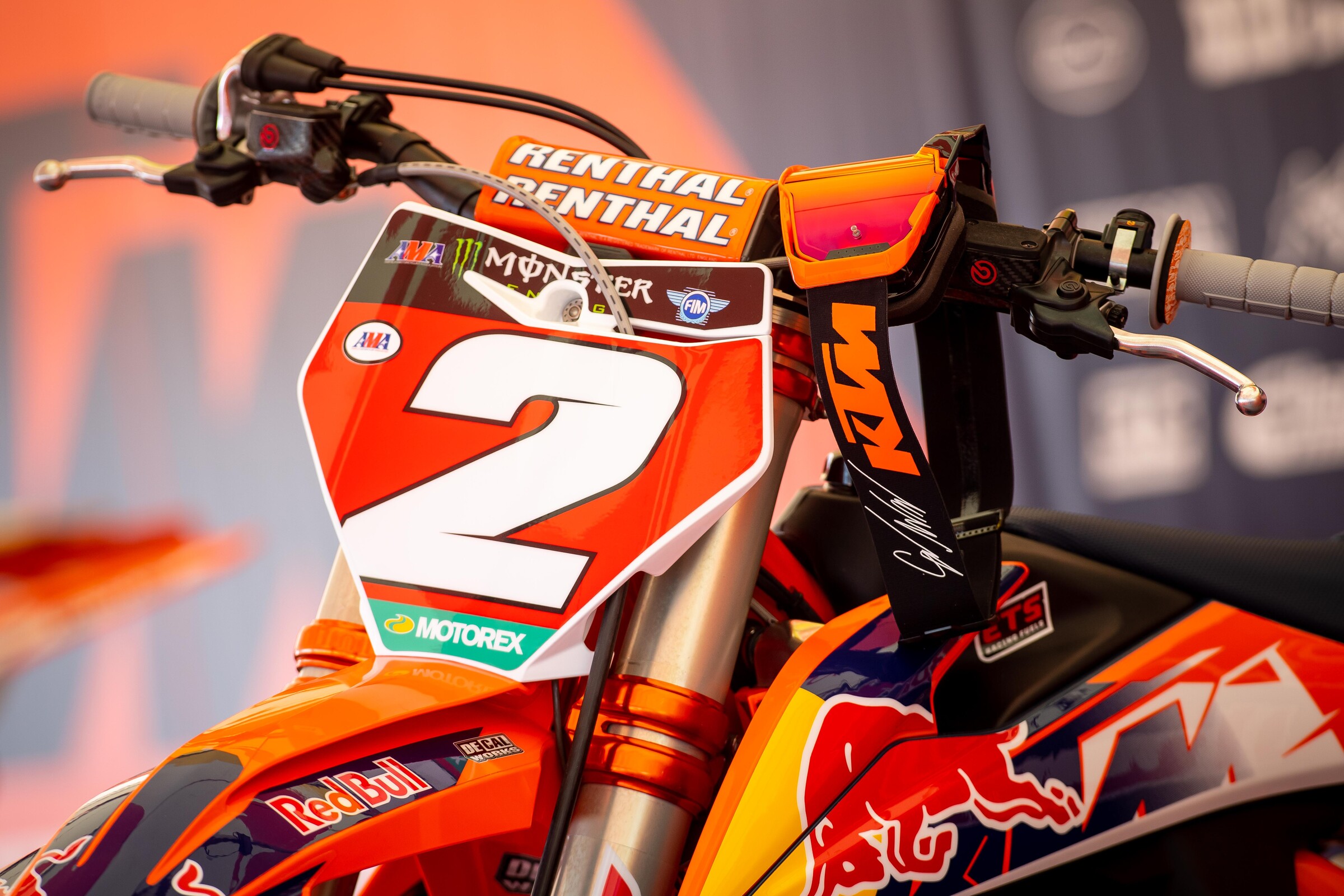 Cooper Webb's Red Bull KTM 450 SX-F.