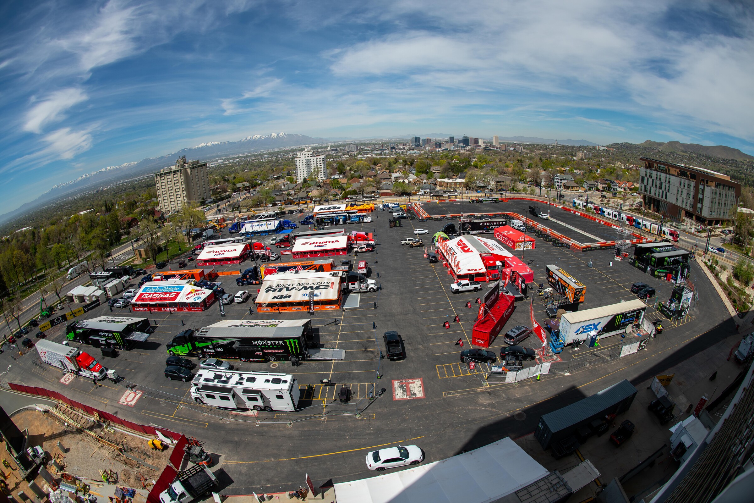 Salt Lake City provides a gorgeous setting for Monster Energy AMA Supercross.