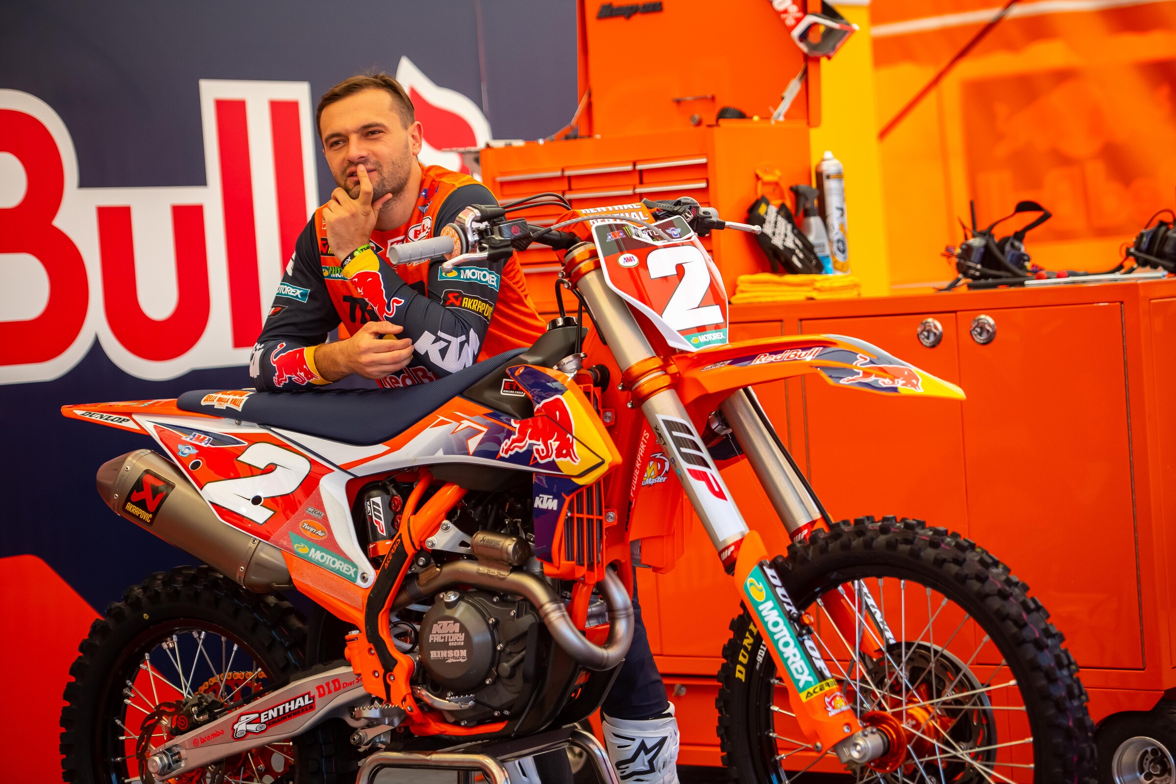 What's Cooper Webb thinking about?