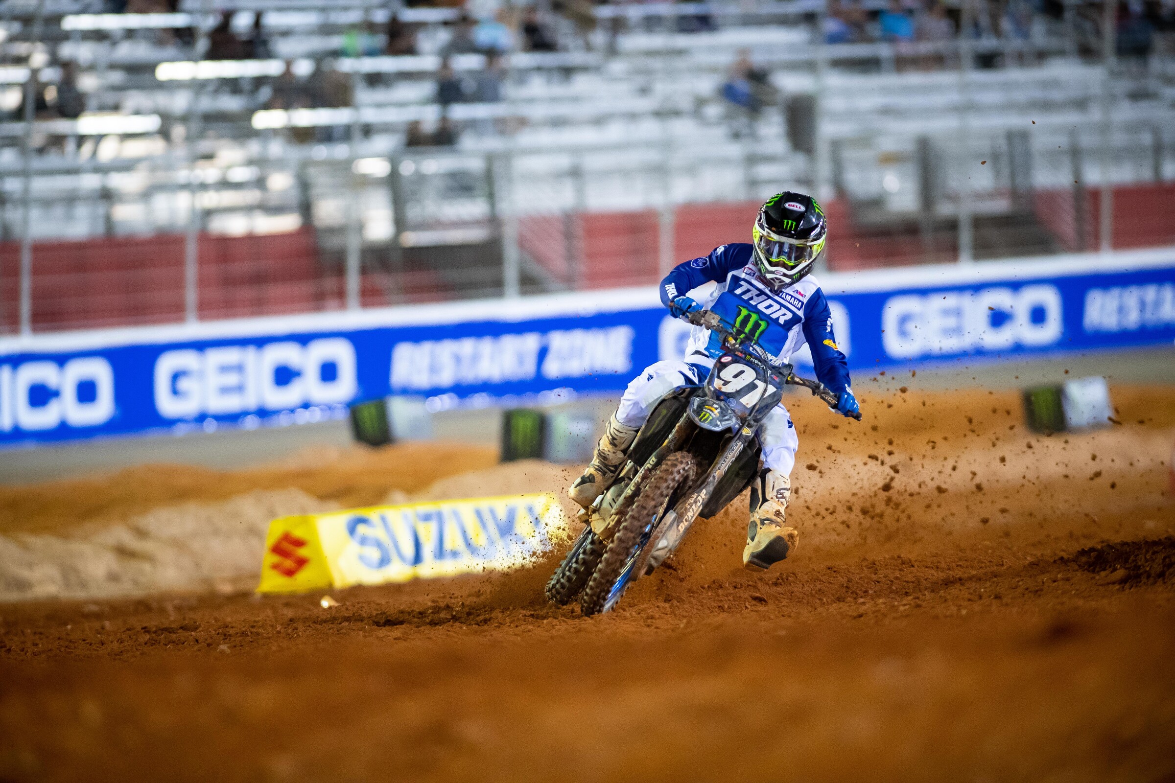 Nate Thrasher took home two wins in his rookie season of Monster Energy AMA Supercross.