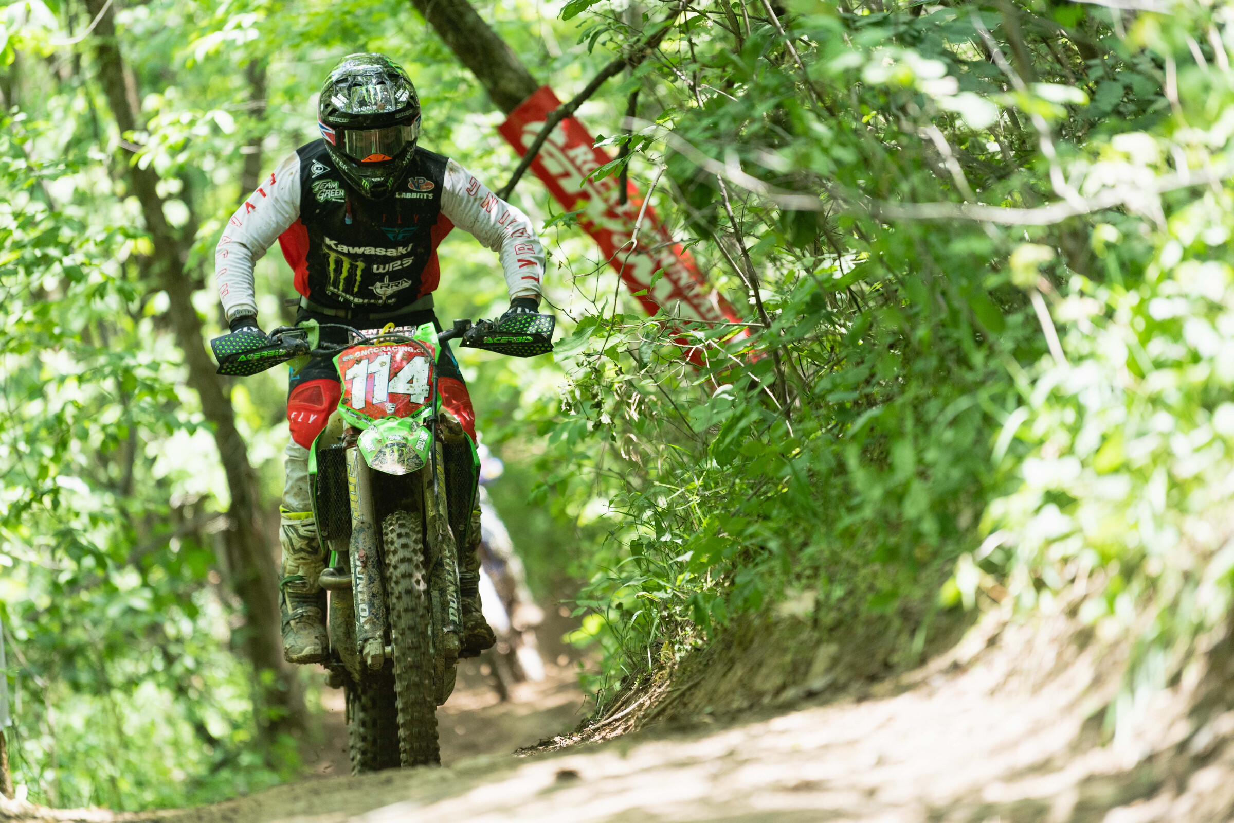 Josh Strang (Babbitt's Online/Monster Energy/Kawasaki Team Green) battled his way to the front to earn his first win of the season at round seven.