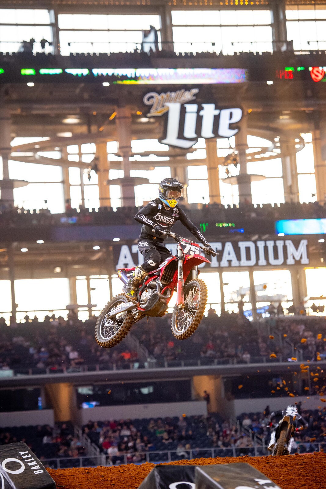 Masterpool at the Arlington 3 Supercross in AT&T Stadium.