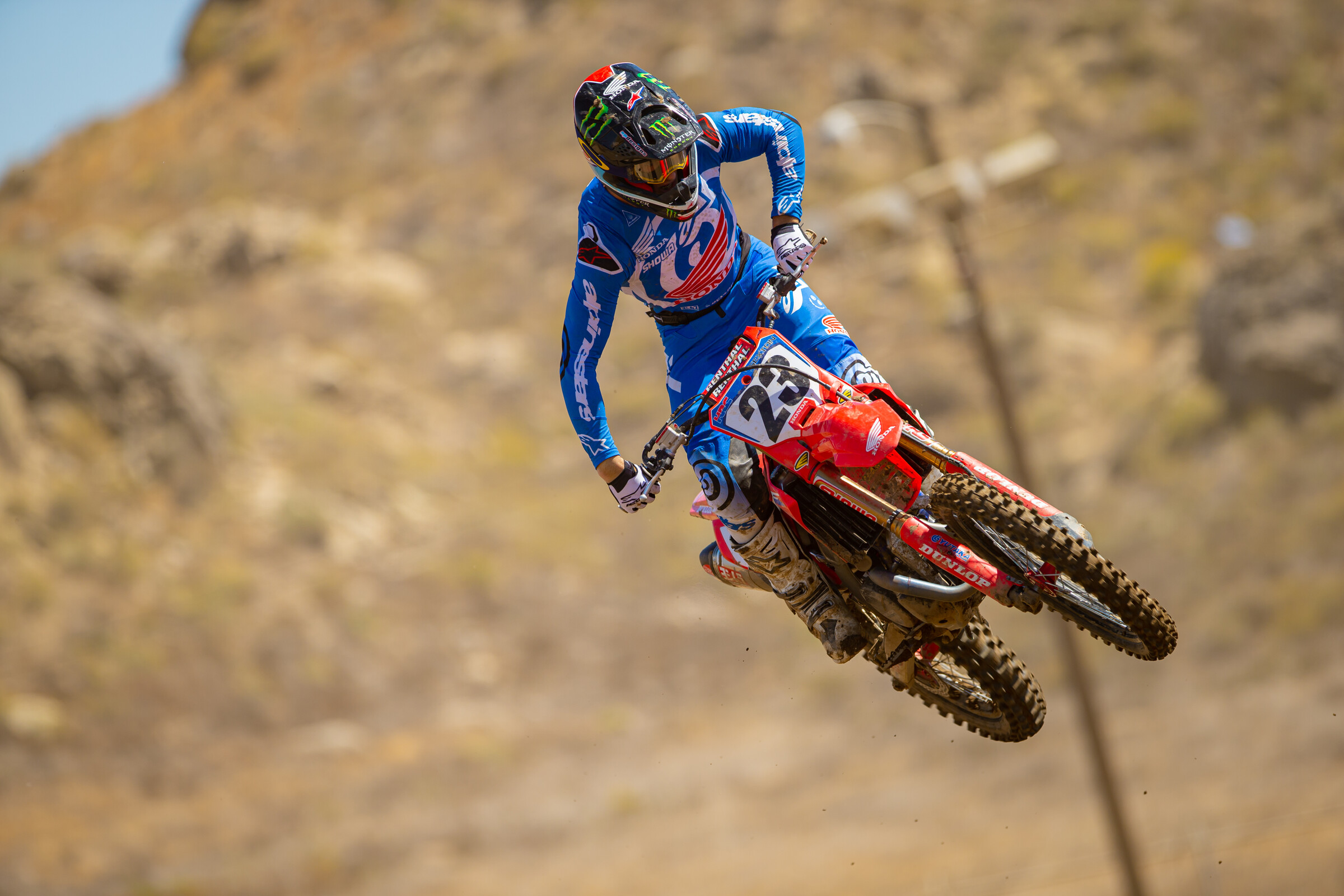 Sexton training at State Fair MX in California.