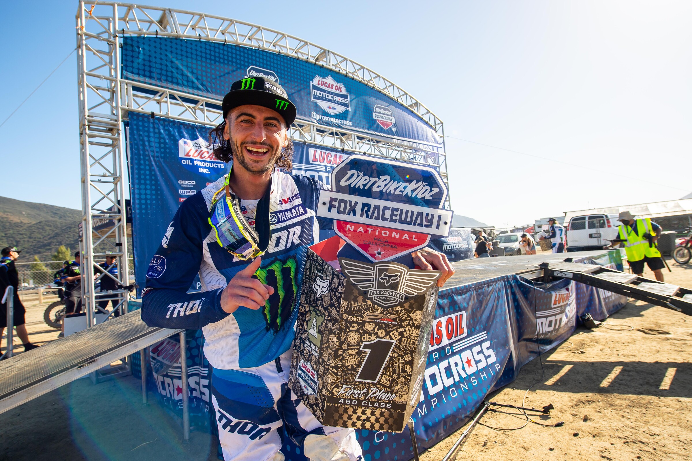 Dylan Ferrandis is a winner in the 450 class.