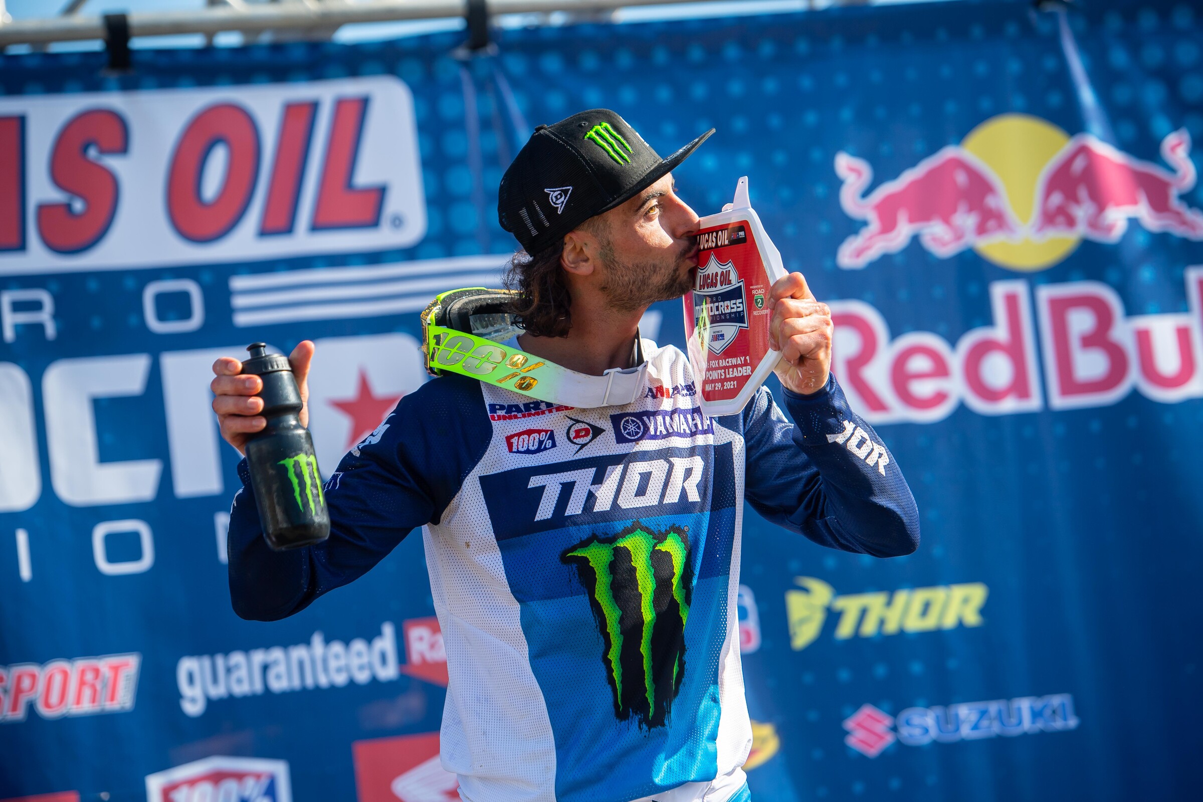 Dylan Ferrandis' Yamaha YZ450F will have red backgrounds for the round two Thunder Valley National on Saturday.