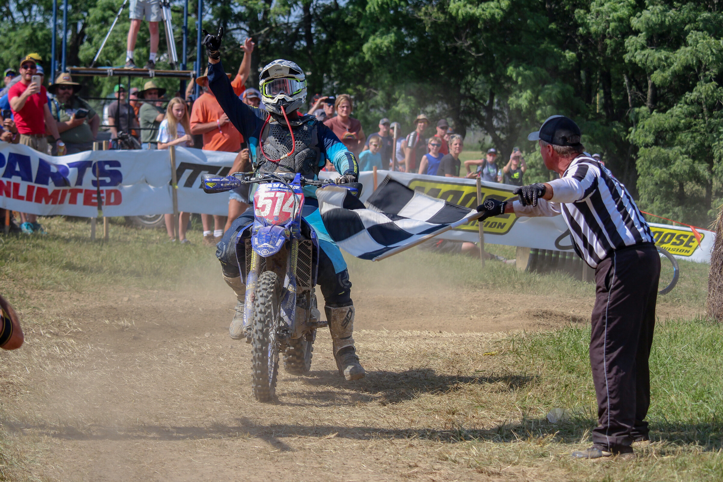 Steward Baylor (AmPro Yamaha) earned his fifth win of the season at round eight.