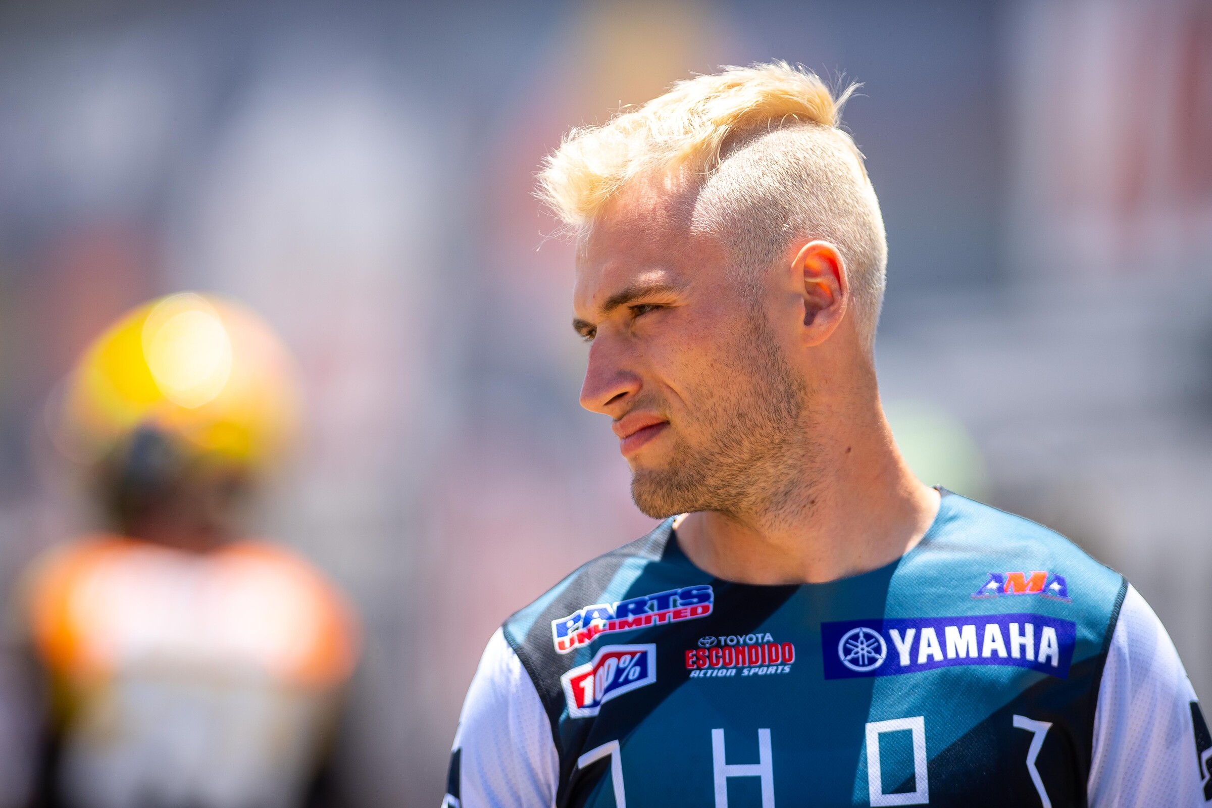 Justin Cooper got himself a new ’do.