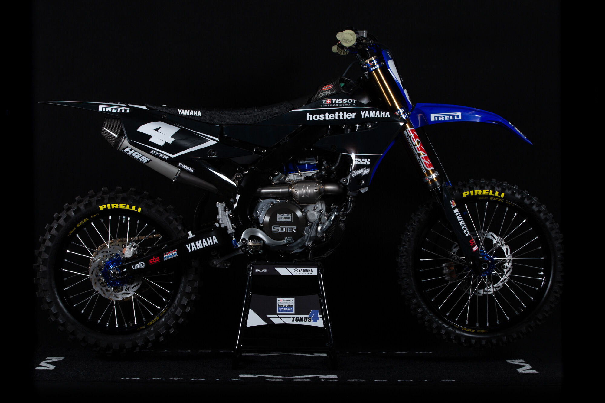 Arnaud Tonus's #4 Hostettler Yamaha Racing YZ450FM