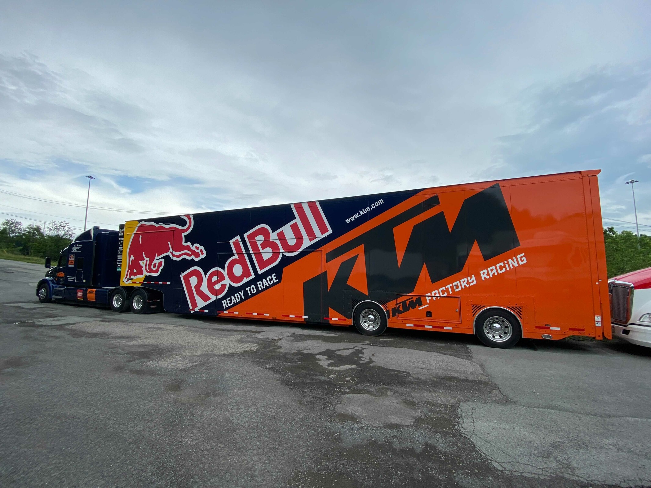 The Red Bull KTM rig.