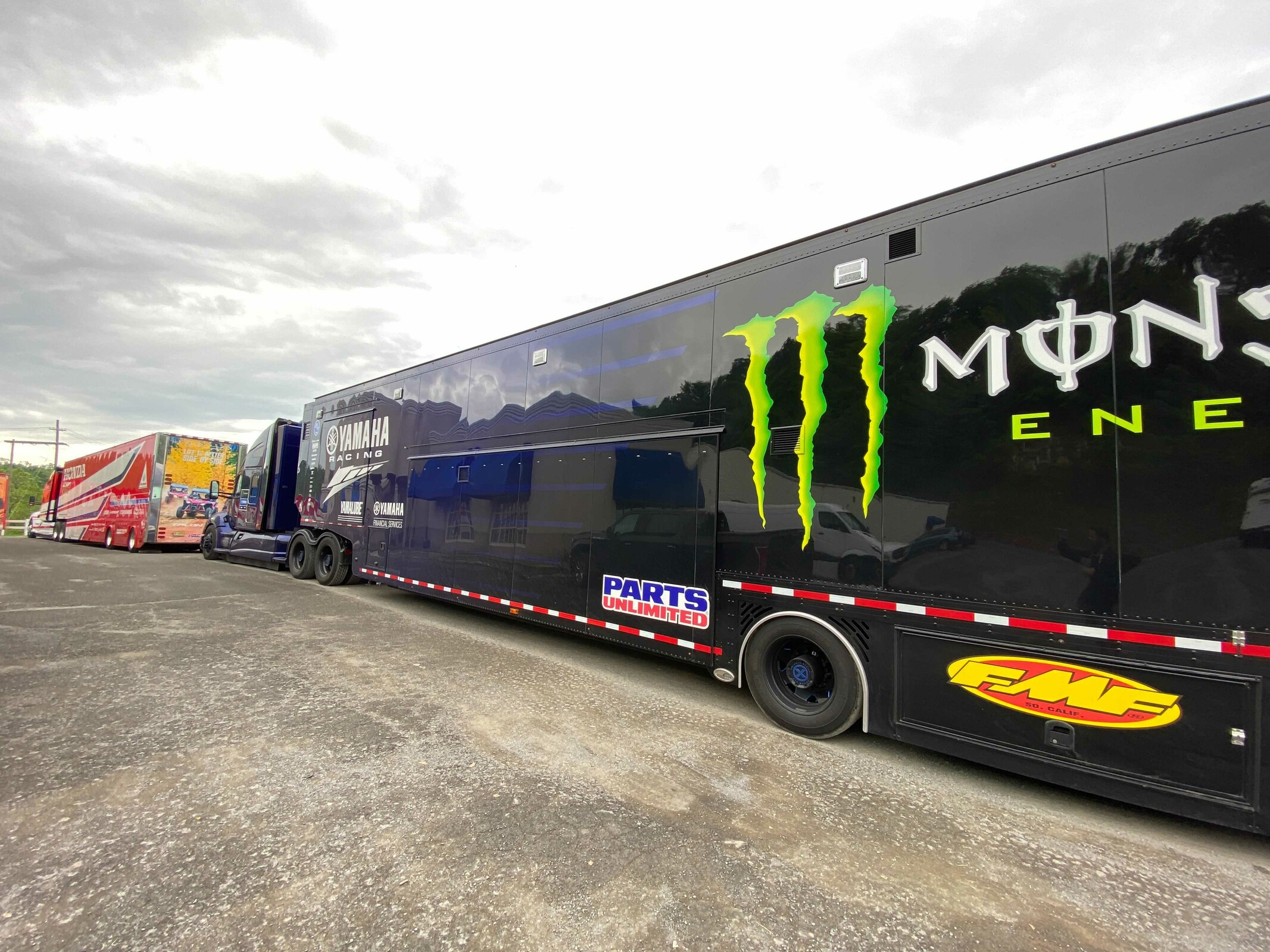 The Monster Energy/Star Yamaha Racing rig.