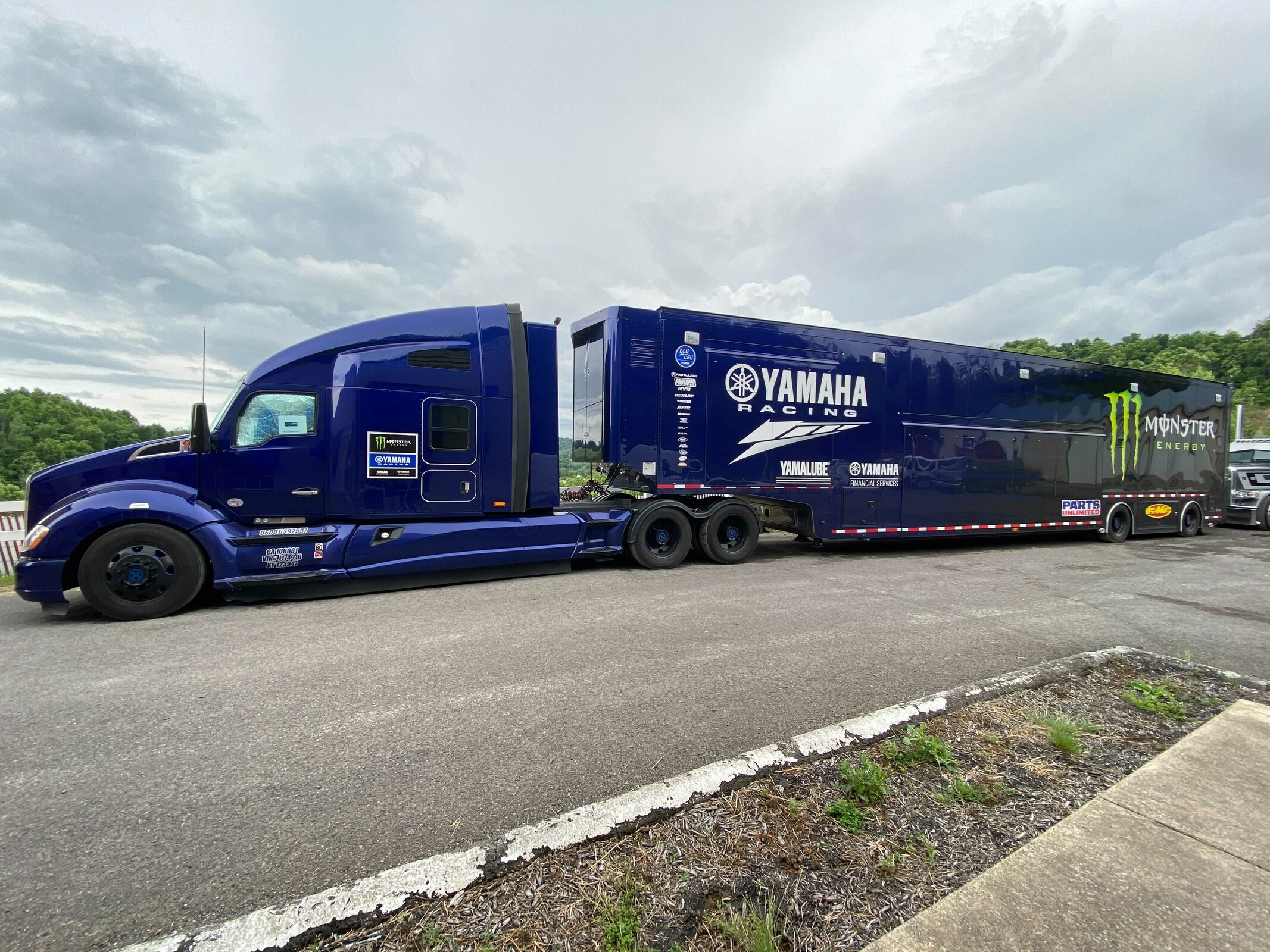 The Monster Energy/Star Yamaha Racing rig.