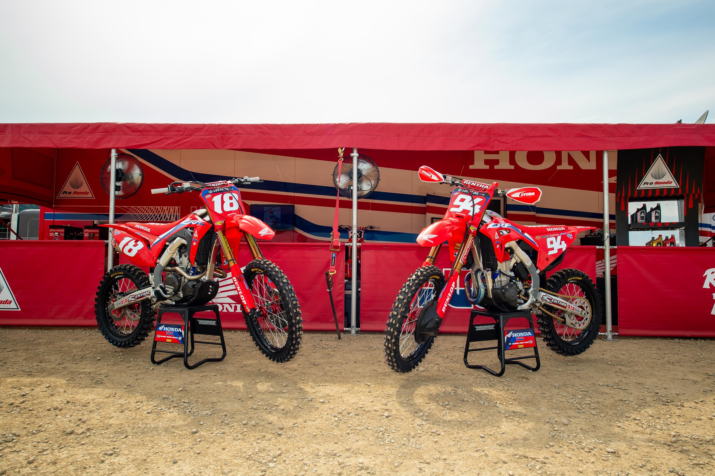Honda HRC hold the points lead in both classes coming into High Point with Jett Lawrence (250 class) and Ken Roczen (450 class).