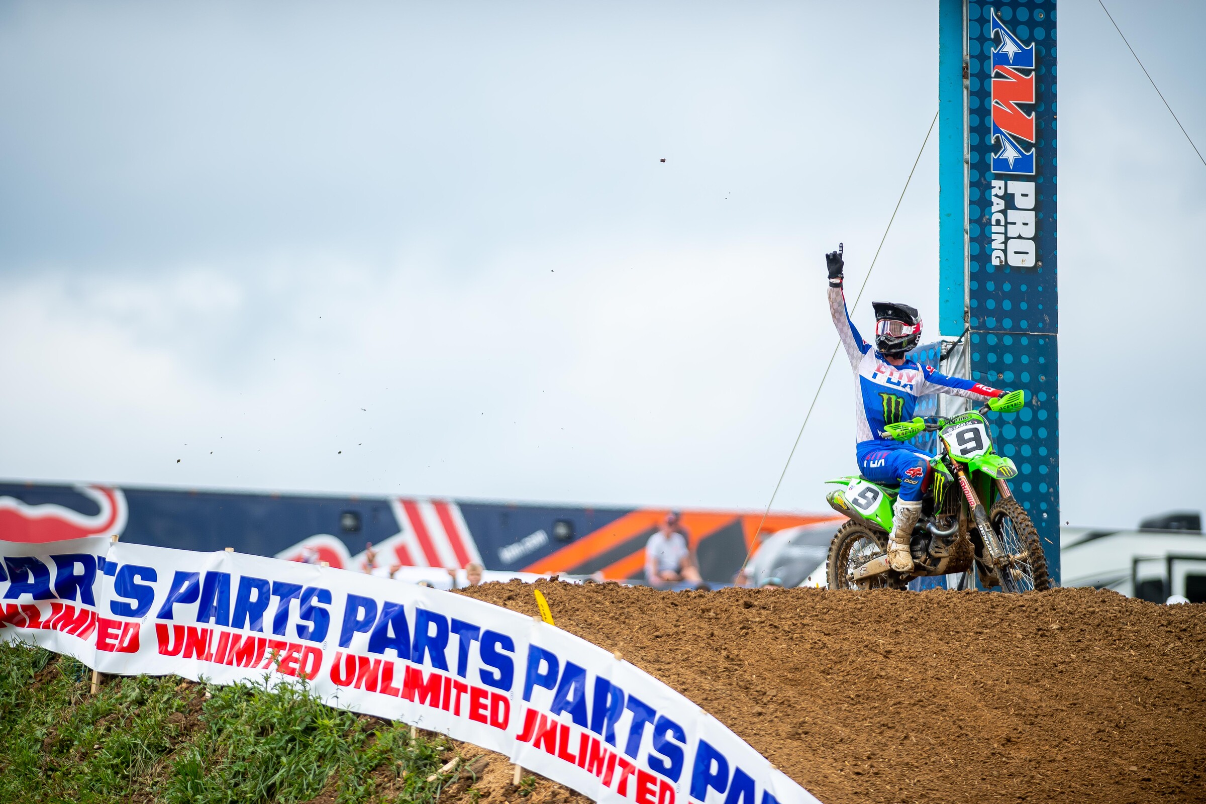 Adam Cianciarulo claimed the win in 450 moto one.