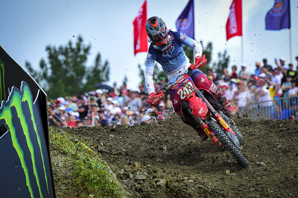 Tim Gajser leads the championship heading into round two.