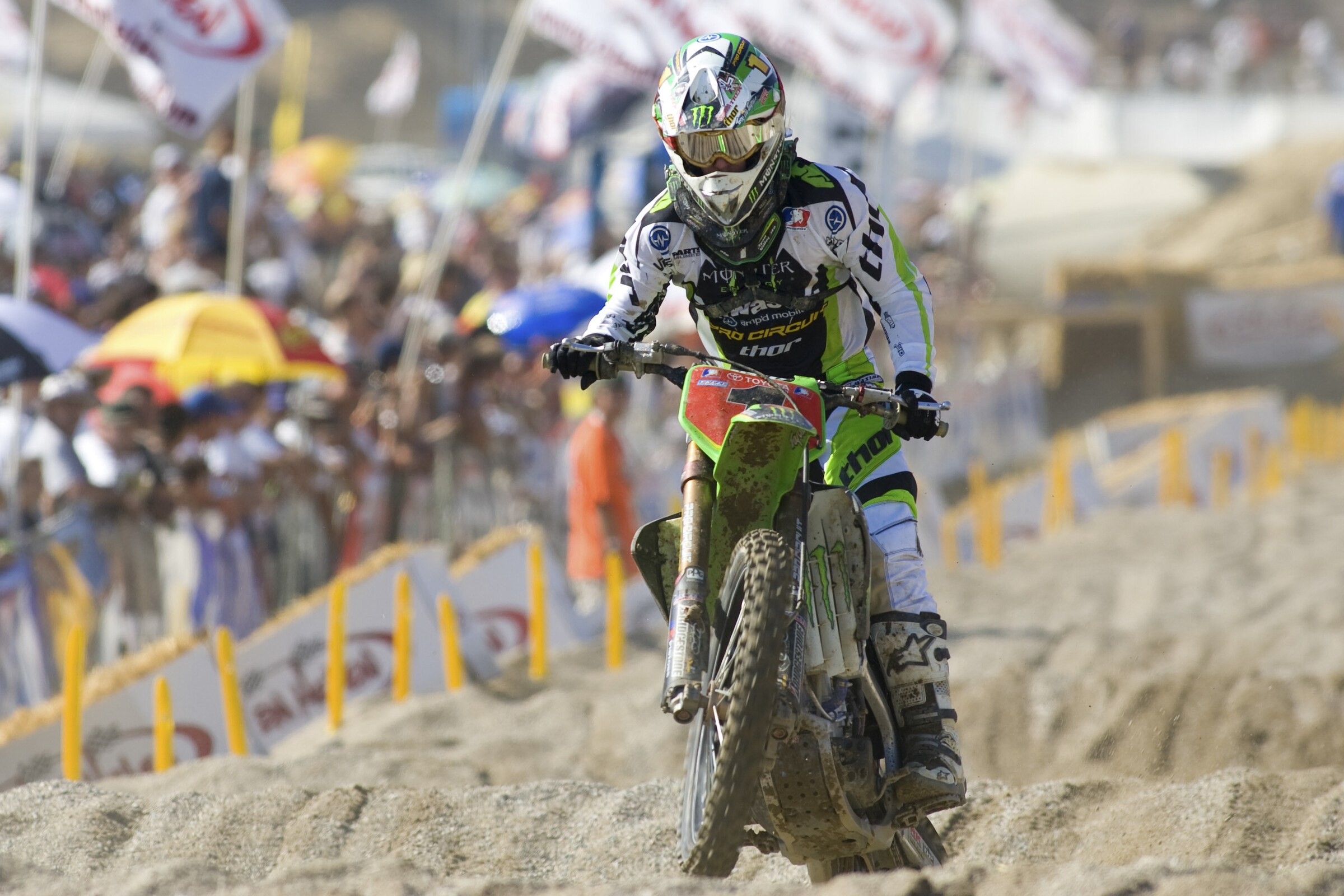 Ryan Villopoto scored three-straight titles on KX250Fs from 2006-2008. Come on, RV! How about teasing a one-weekend comeback?
