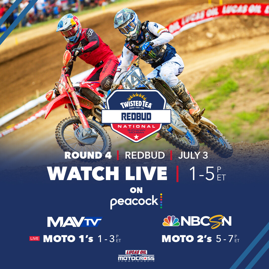 Stream and Watch 2021 RedBud National and MXGP of Italy on TV