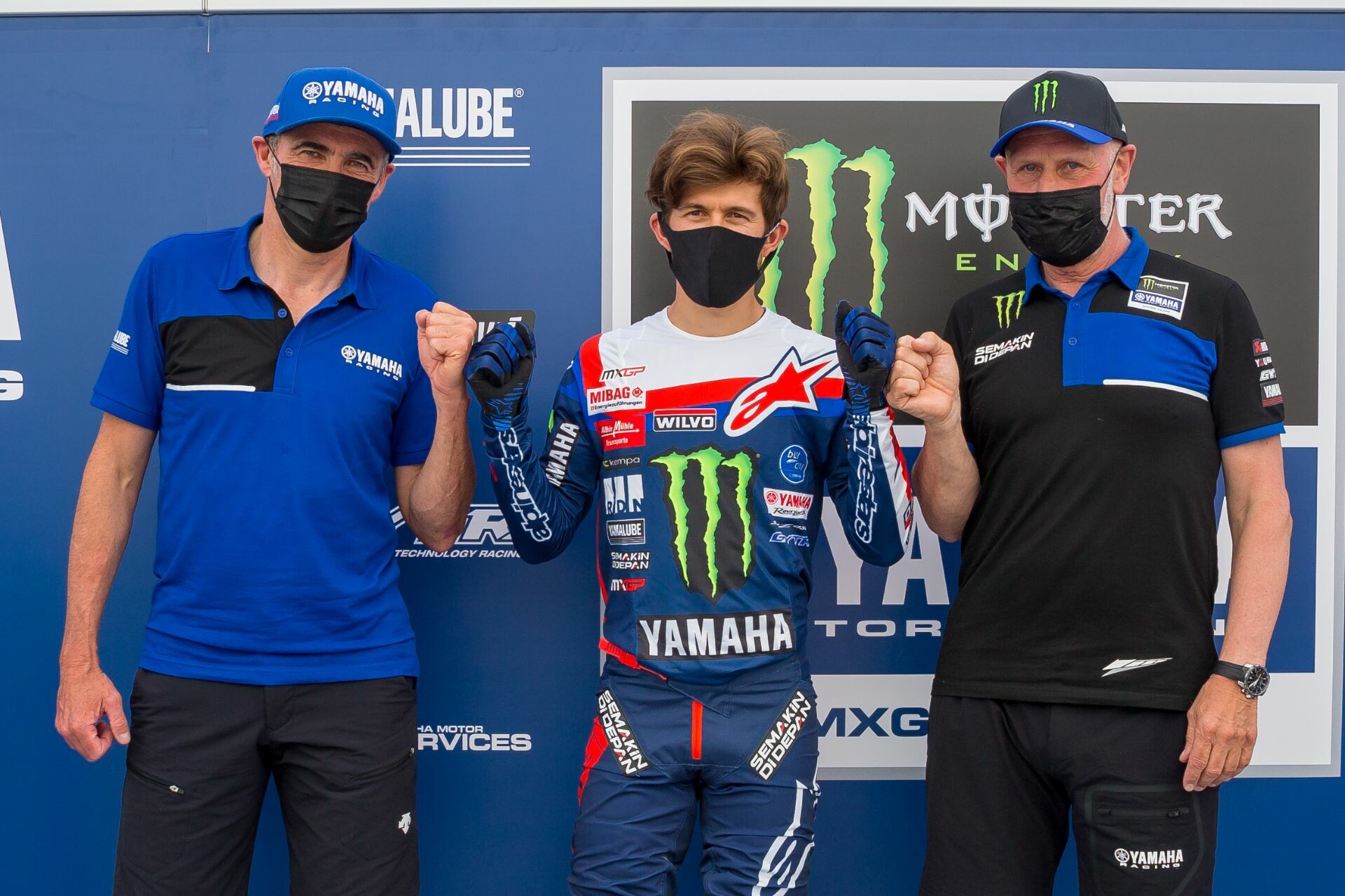 Jeremy Seewer has signed a contract extension with the Monster Energy Yamaha MXGP team for 2022 and 2023.