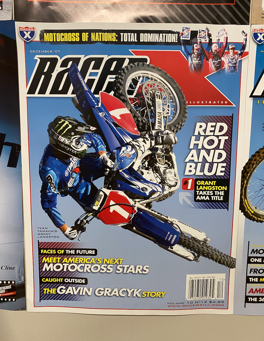 Grant Langston with the #1 on his Yamaha entering 2008. Unfortunately, Langston never was able to run the #1 plate as eye cancer ended his racing career earlier than expected.