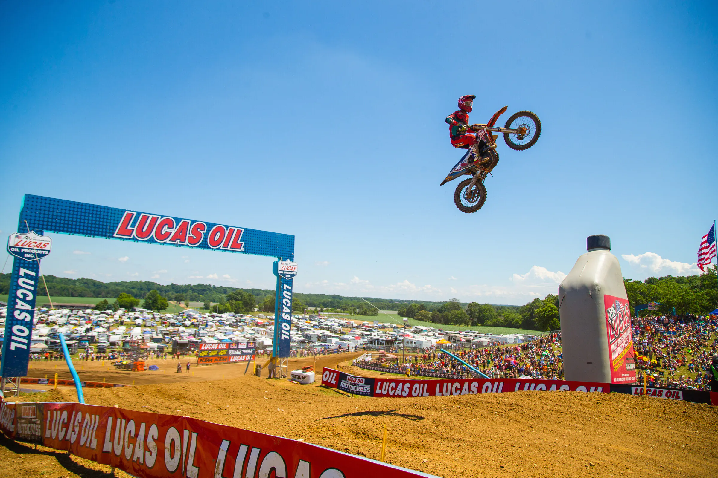 Blake Baggett at the 2017 RedBud National.