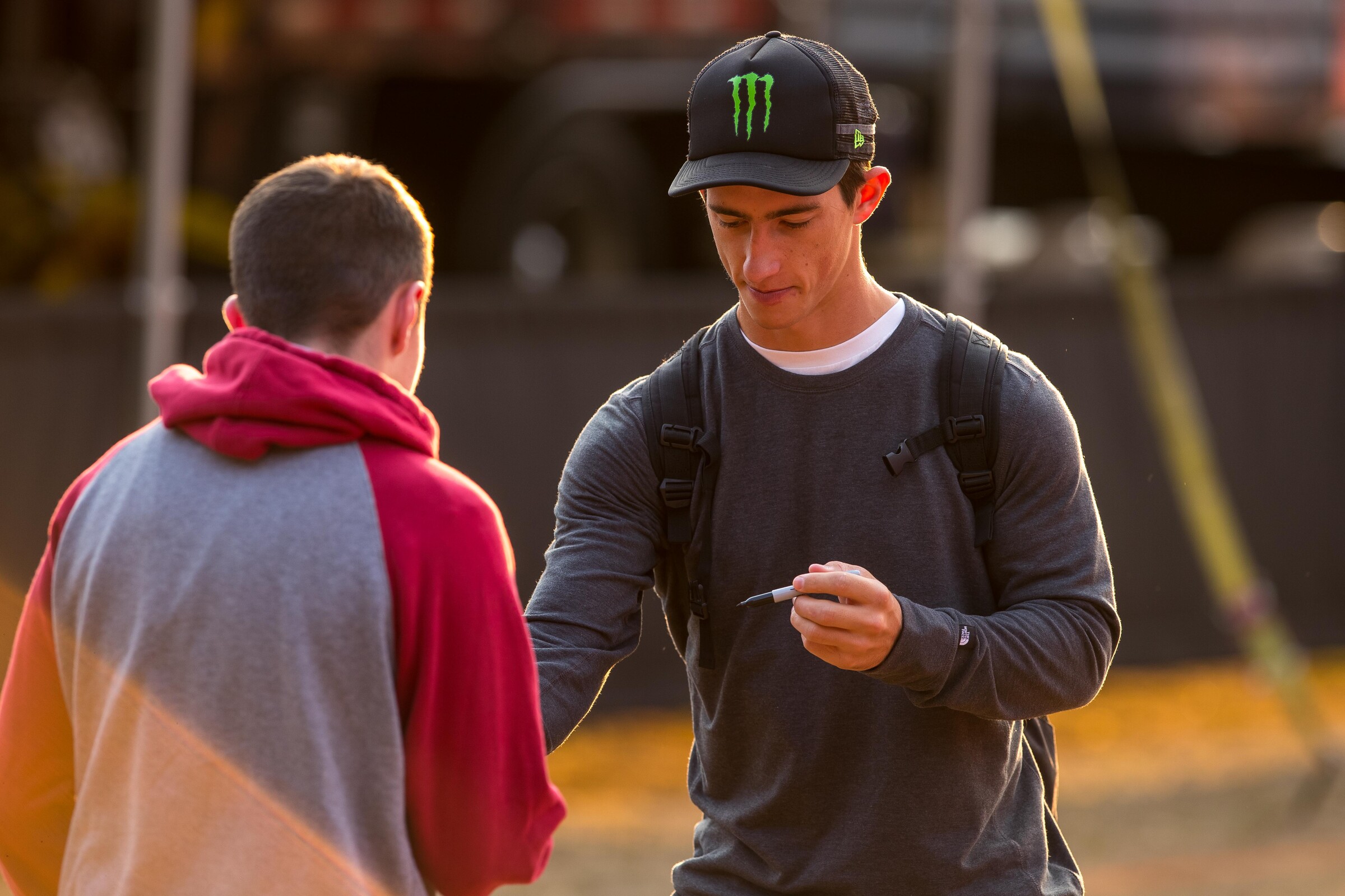 Sexton was happy to see the home fans.