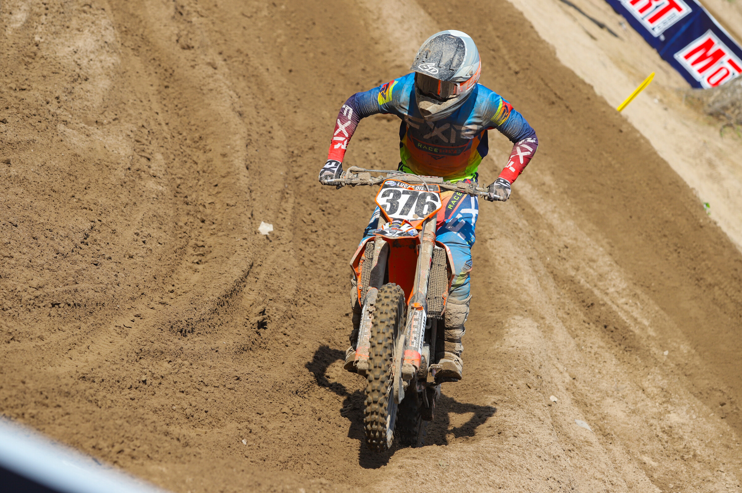 Local racer Chris Canning received loud cheers from fans around every part of the track.