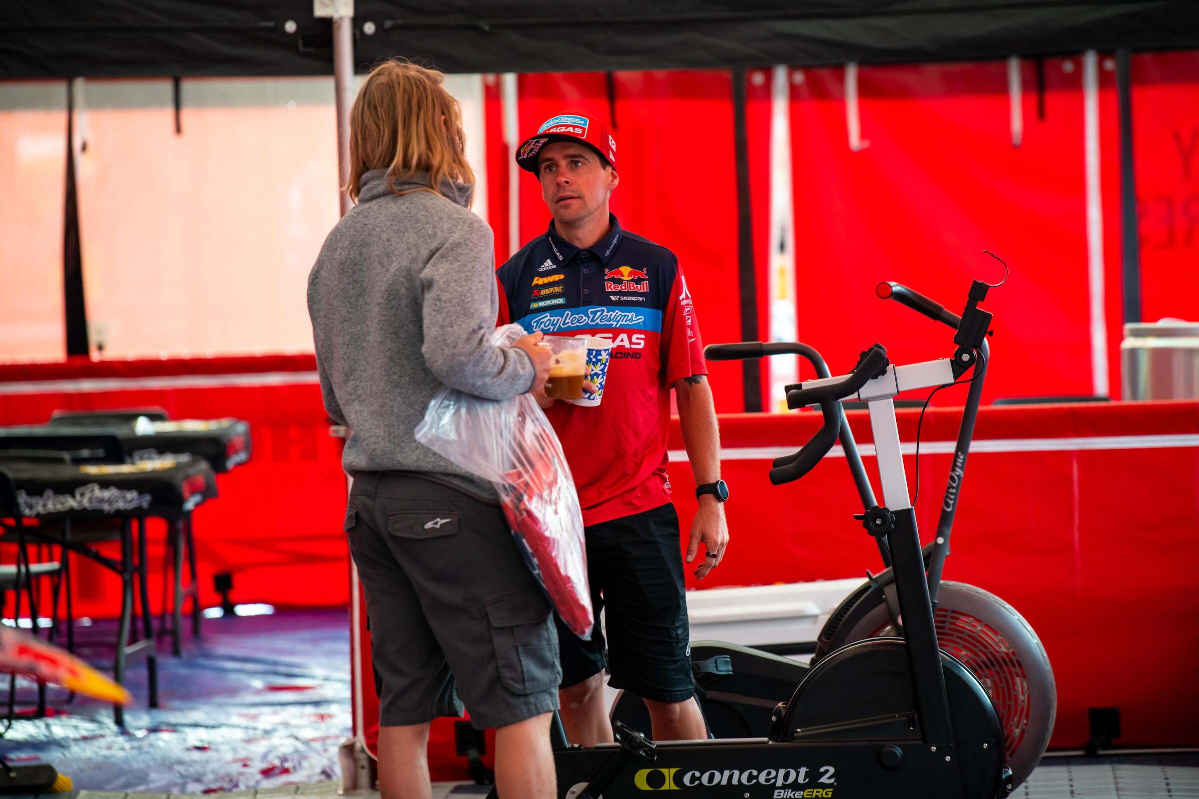 Barcia with Will Hahn.