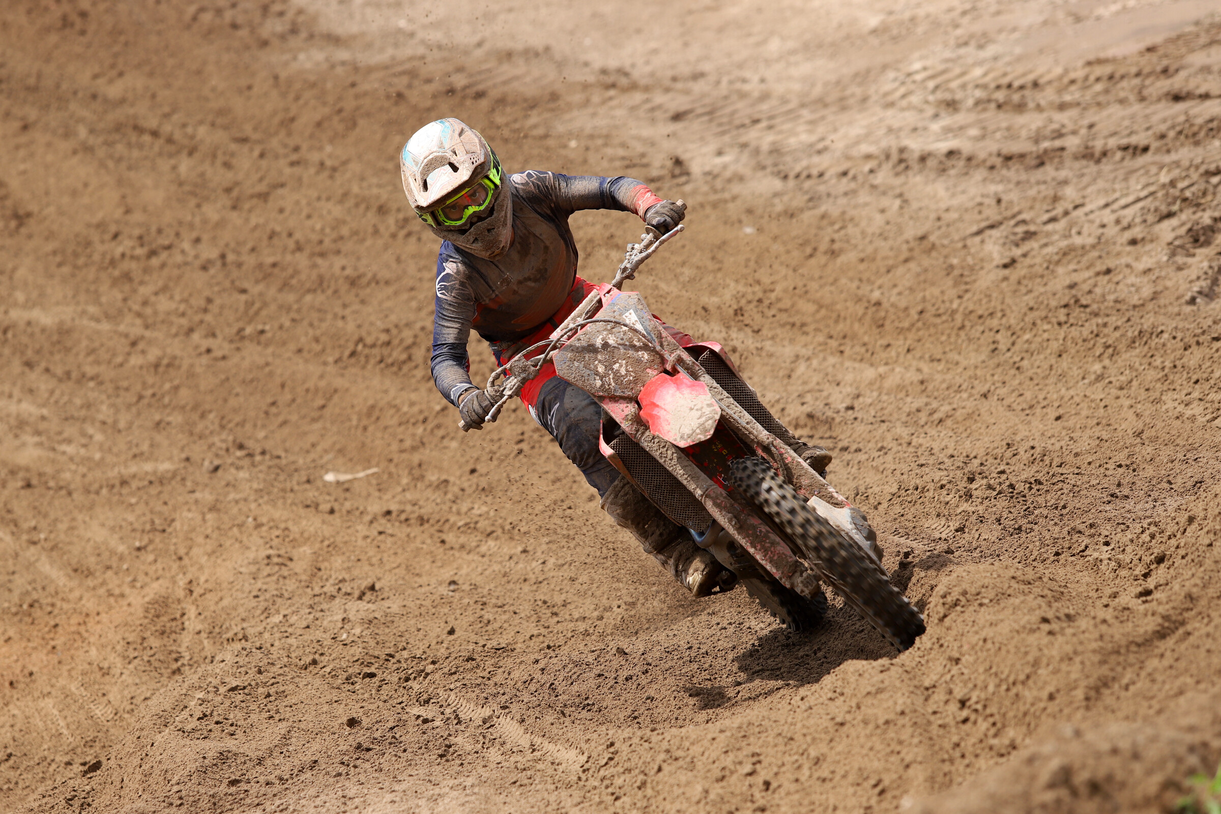 Lawrence earned the third and fourth Pro Motocross moto wins of his career at the Southwick National.