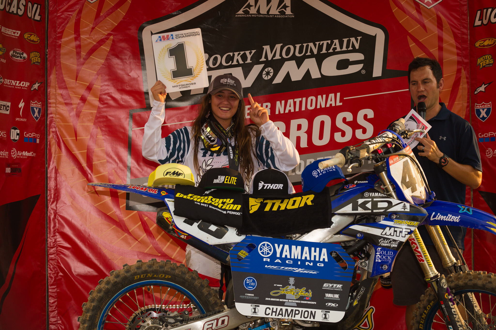 Jazzmyn Canfield in 2019 claiming the title in the Woman class.