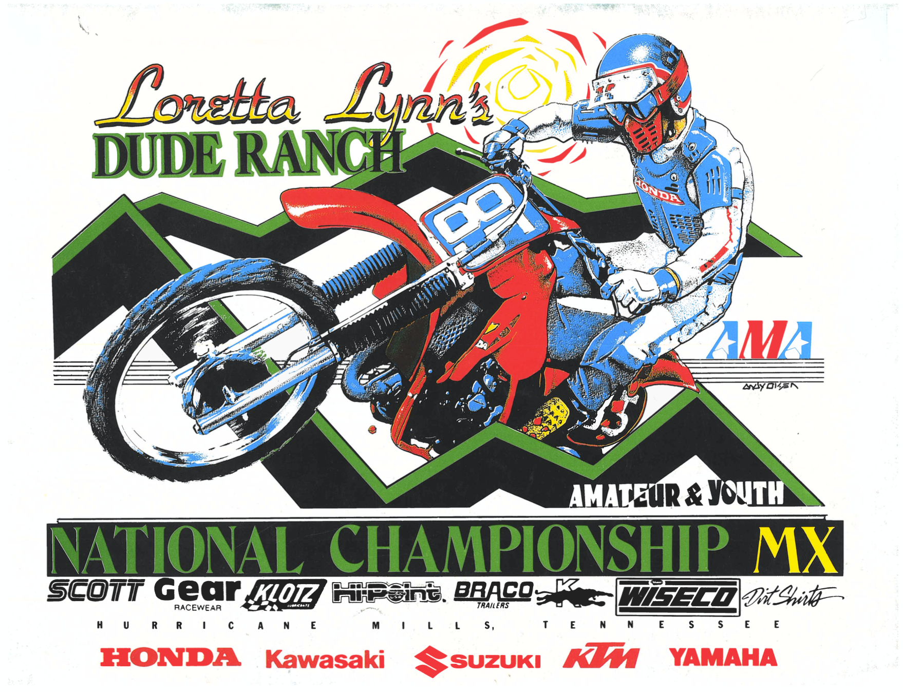 The 1985 Loretta Lynn’s program.