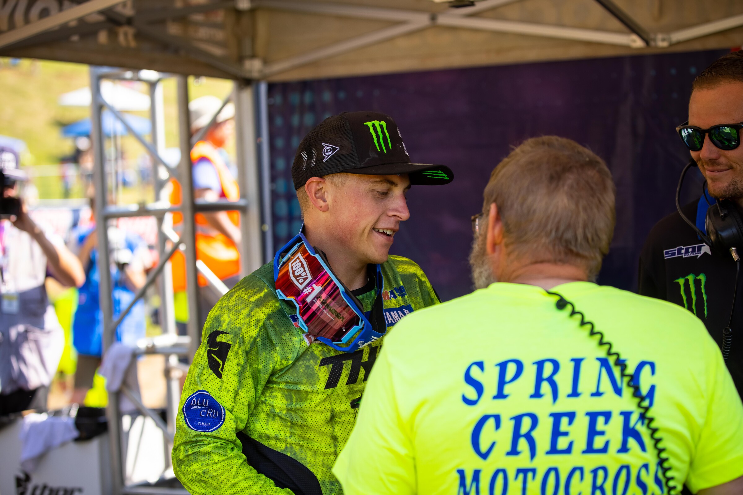 Jeremy with his father John--who owns and operates Spring Creek.