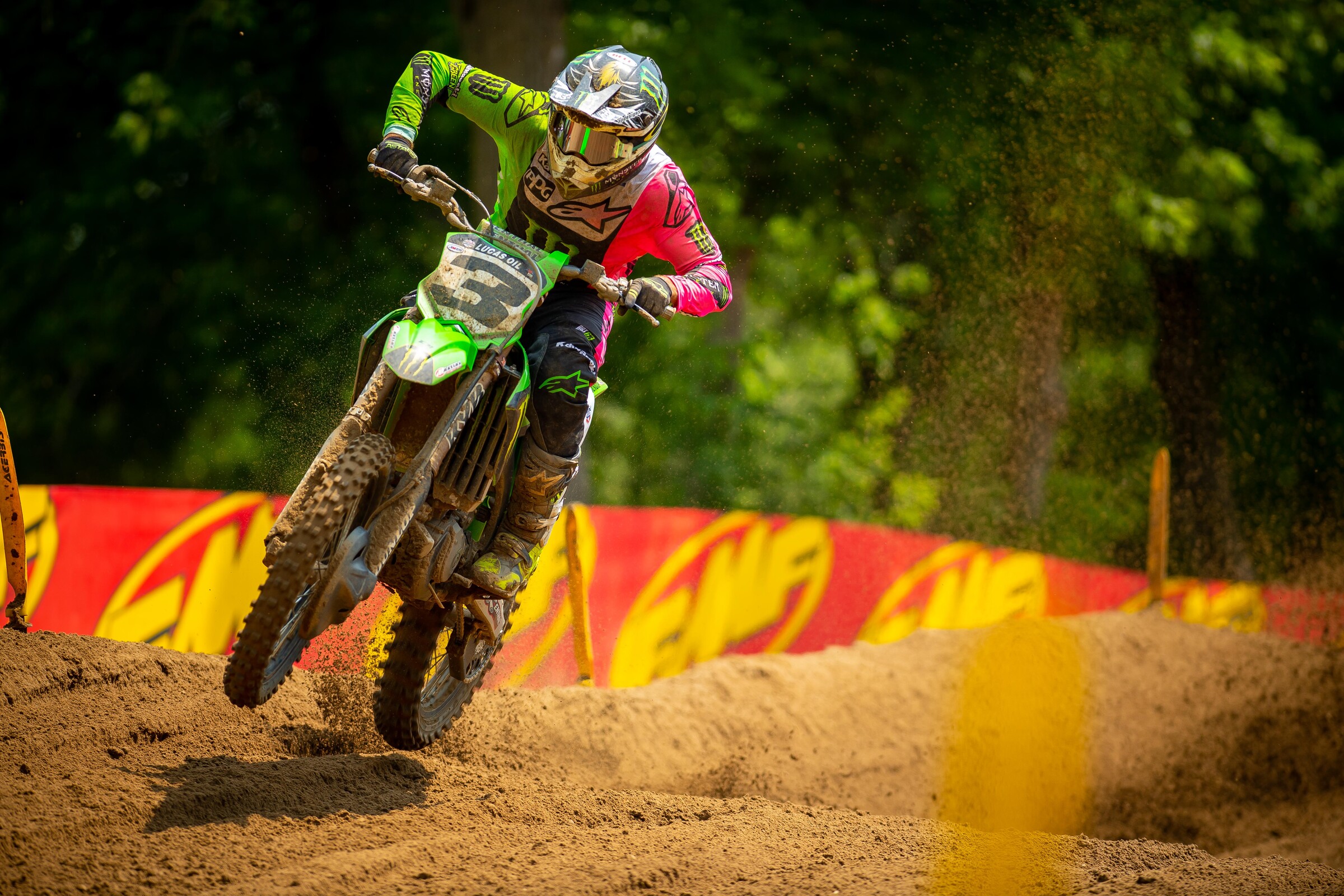Eli Tomac went 3-4 for second overall at Spring Creek.