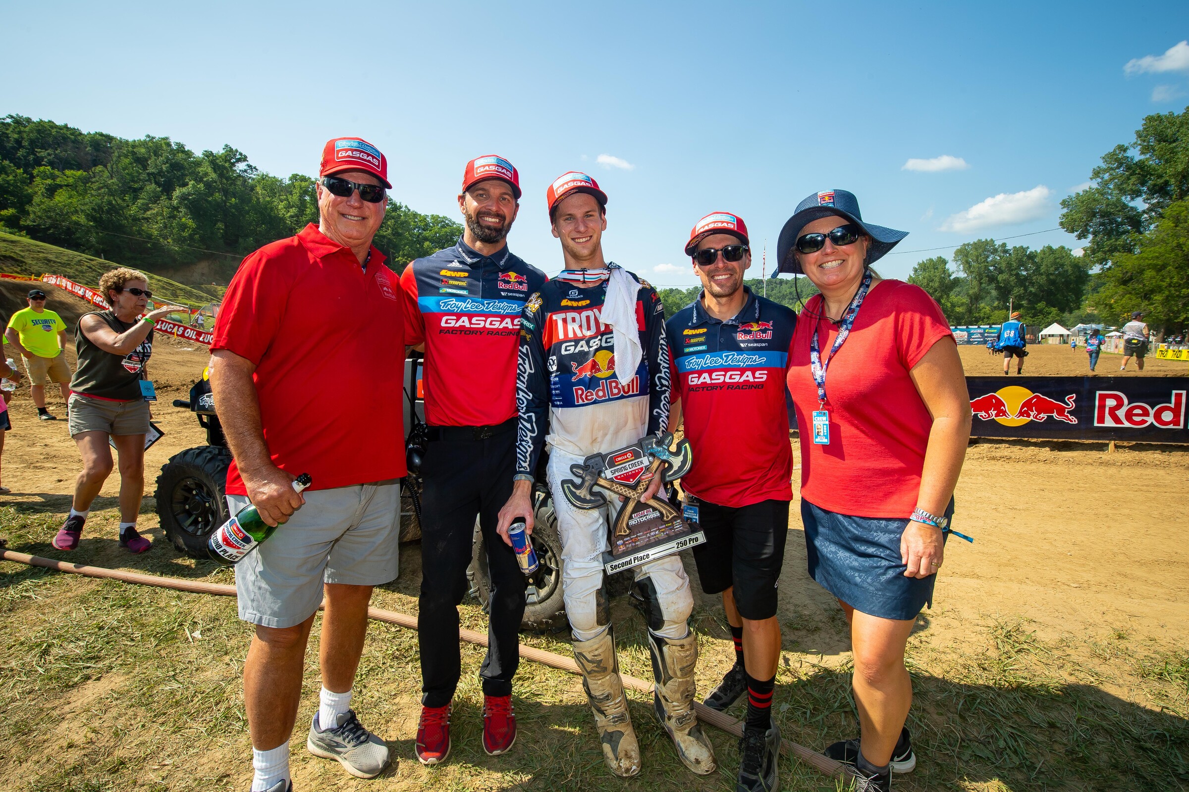 Mosiman with his crew.