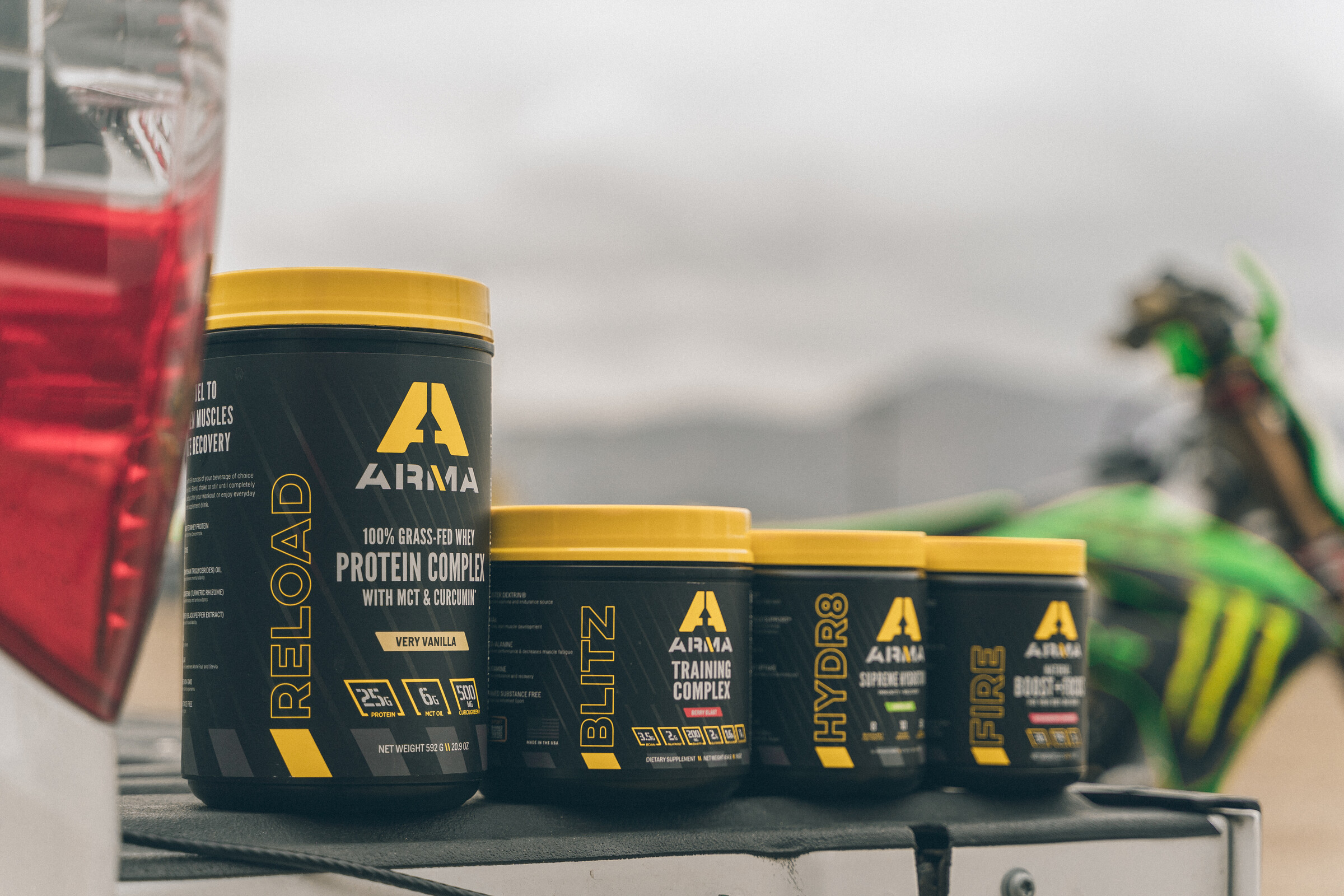 ARMA Reload, Blitz, HYDR8, and Fire