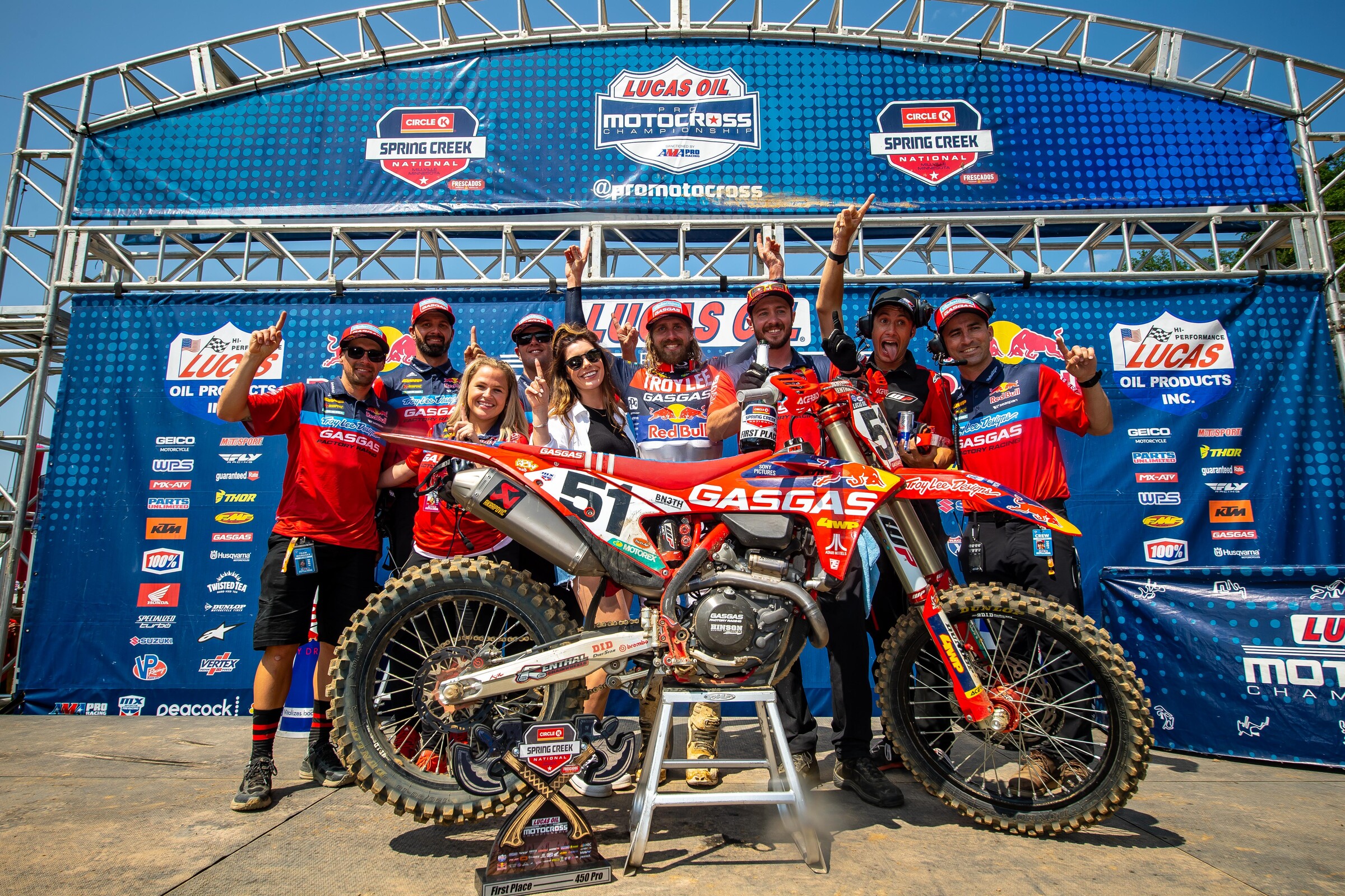 Barcia and the Troy Lee Designs/Red Bull/GasGas Factory Racing team.