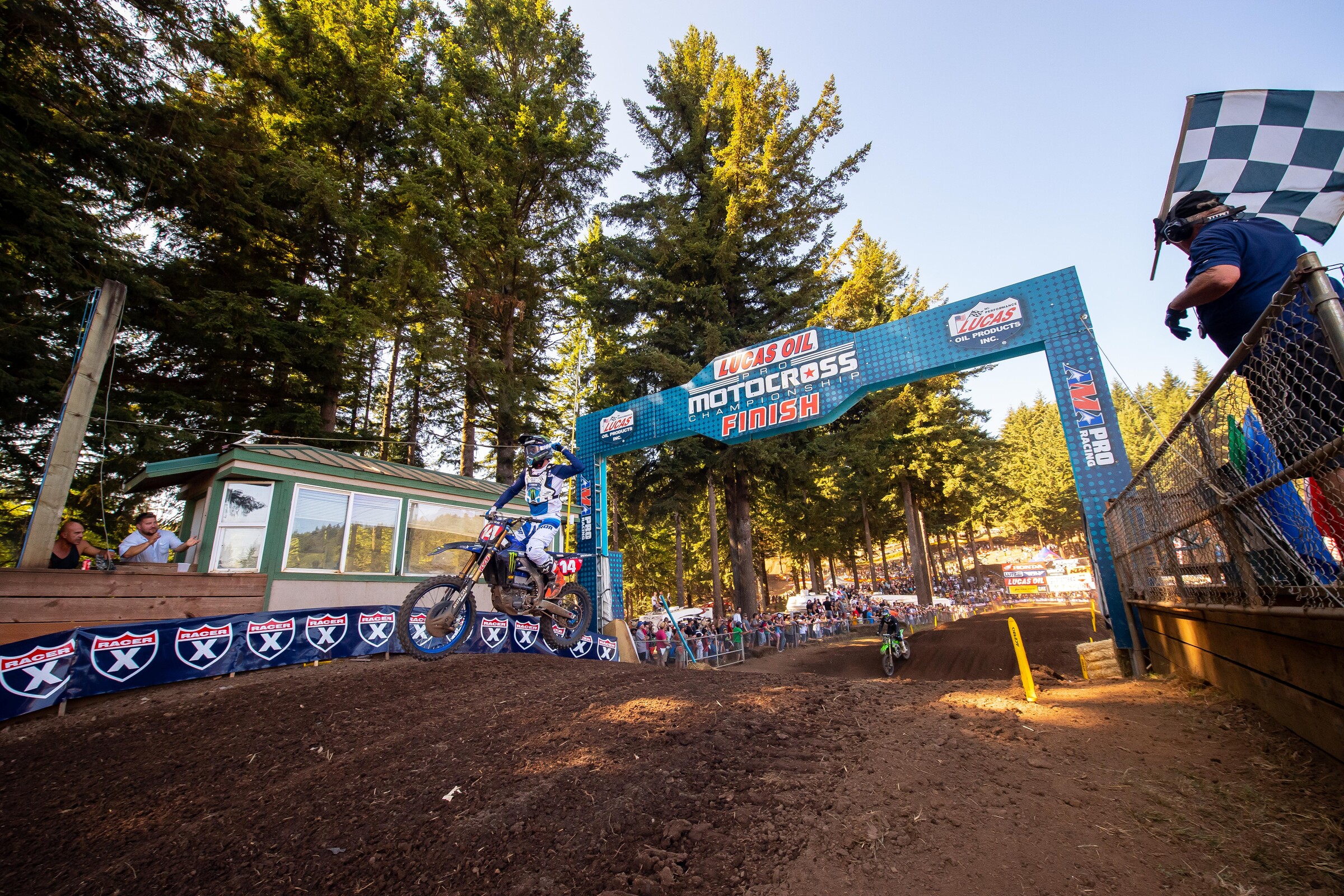 Dylan Ferrandis claimed the win in the second 450 class moto.