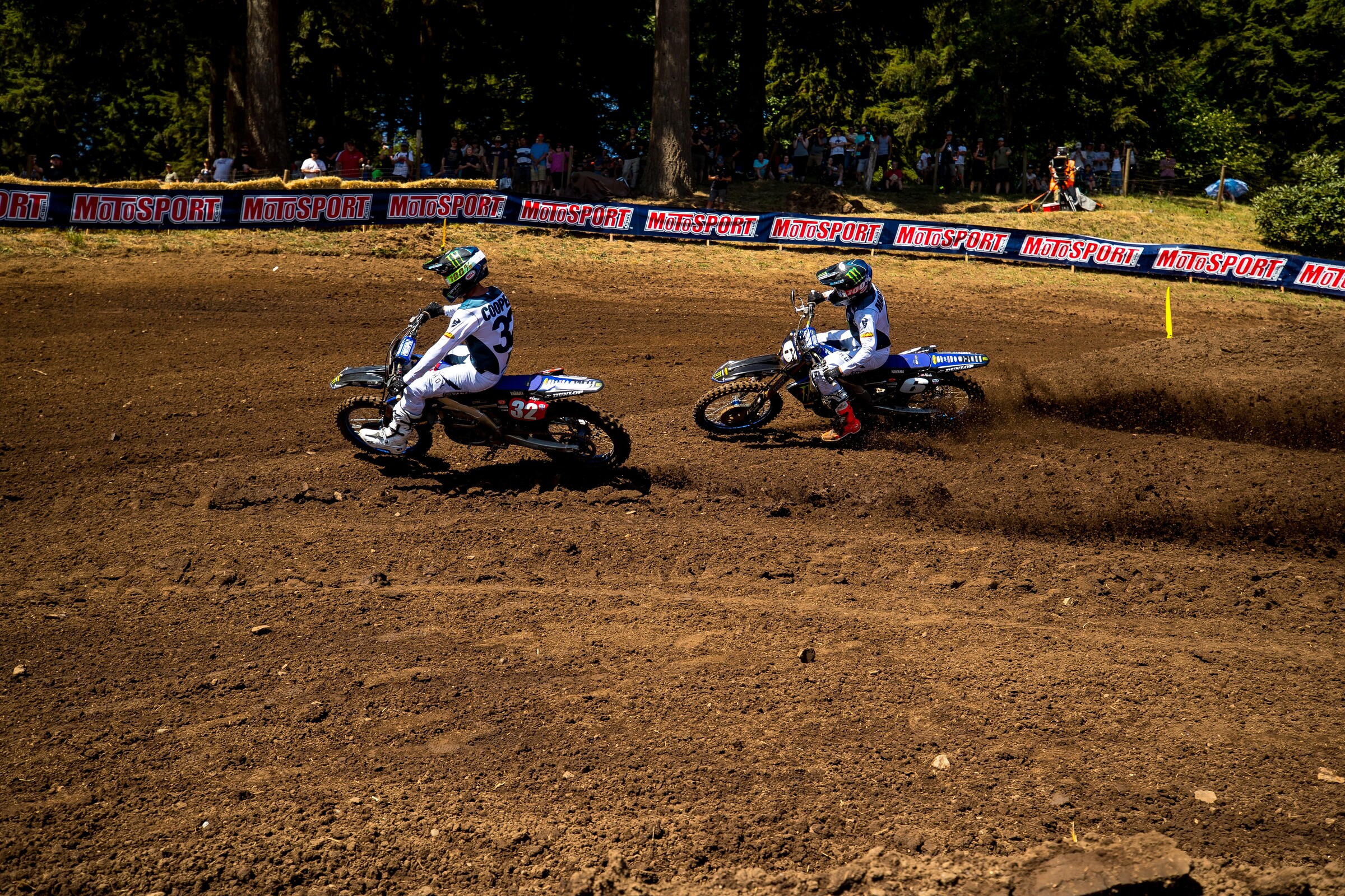 Cooper and Jeremy Martin battling. 