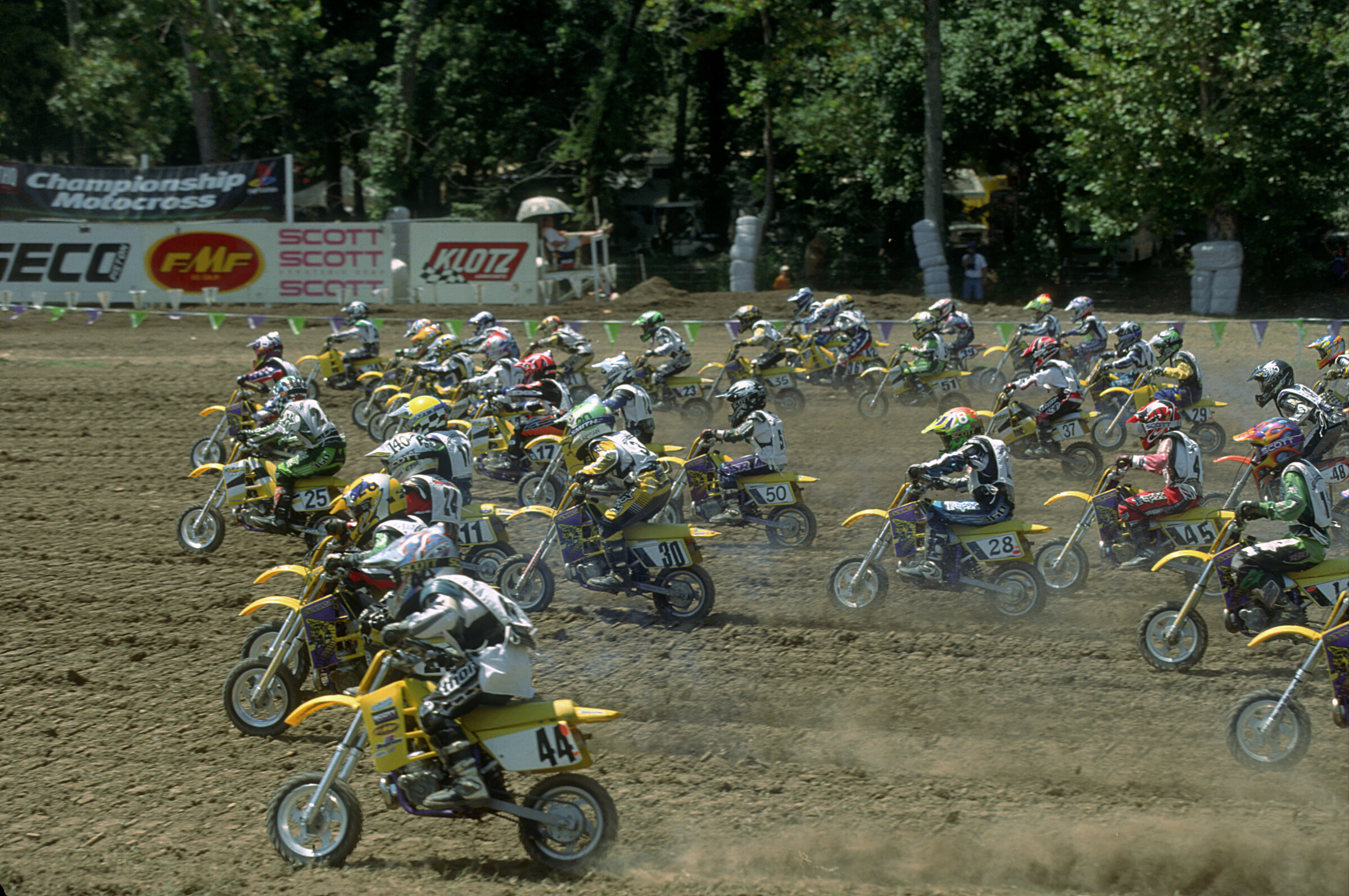 A sea of Cobras bursts out of the gates at the Ranch.