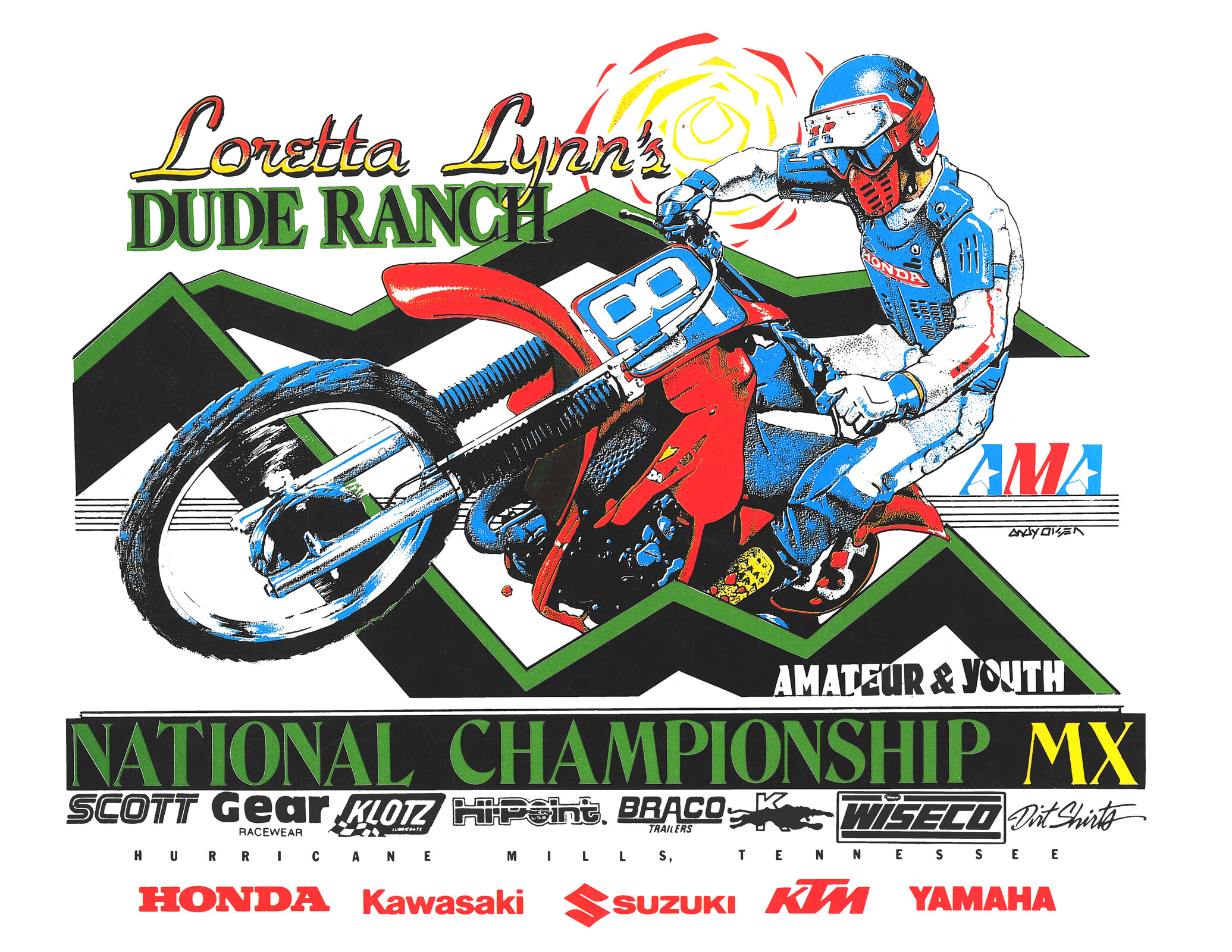 Observe 最後の王国 LP 2021 loretta 2021 Monster Energy AMA Amateur National Motocross