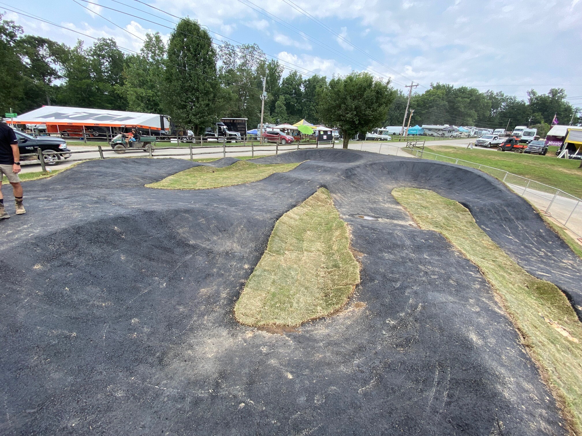 The new Stacyc track at the Loretta Lynn's Ranch.