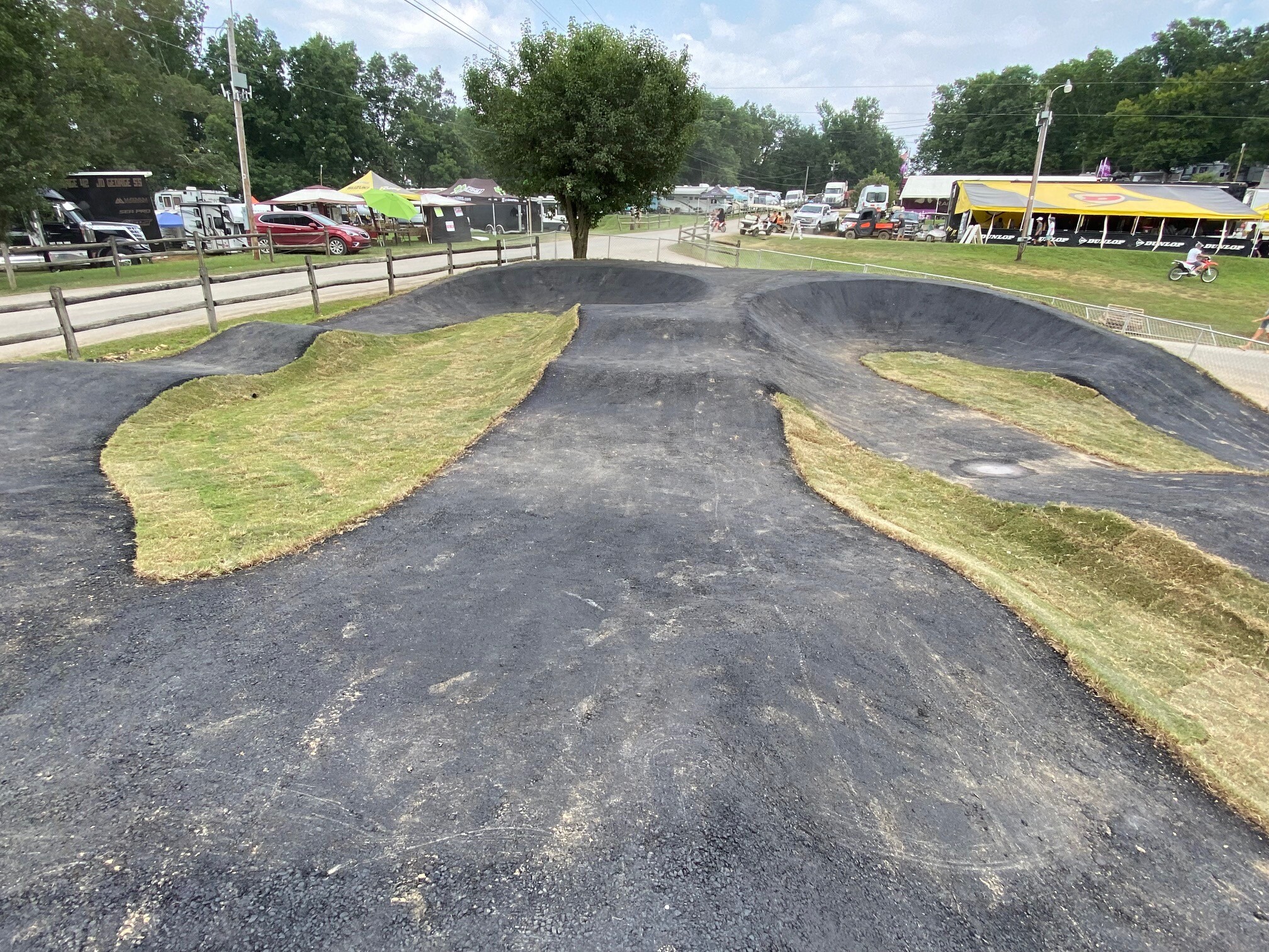 The new Stacyc track at the Loretta Lynn's Ranch.