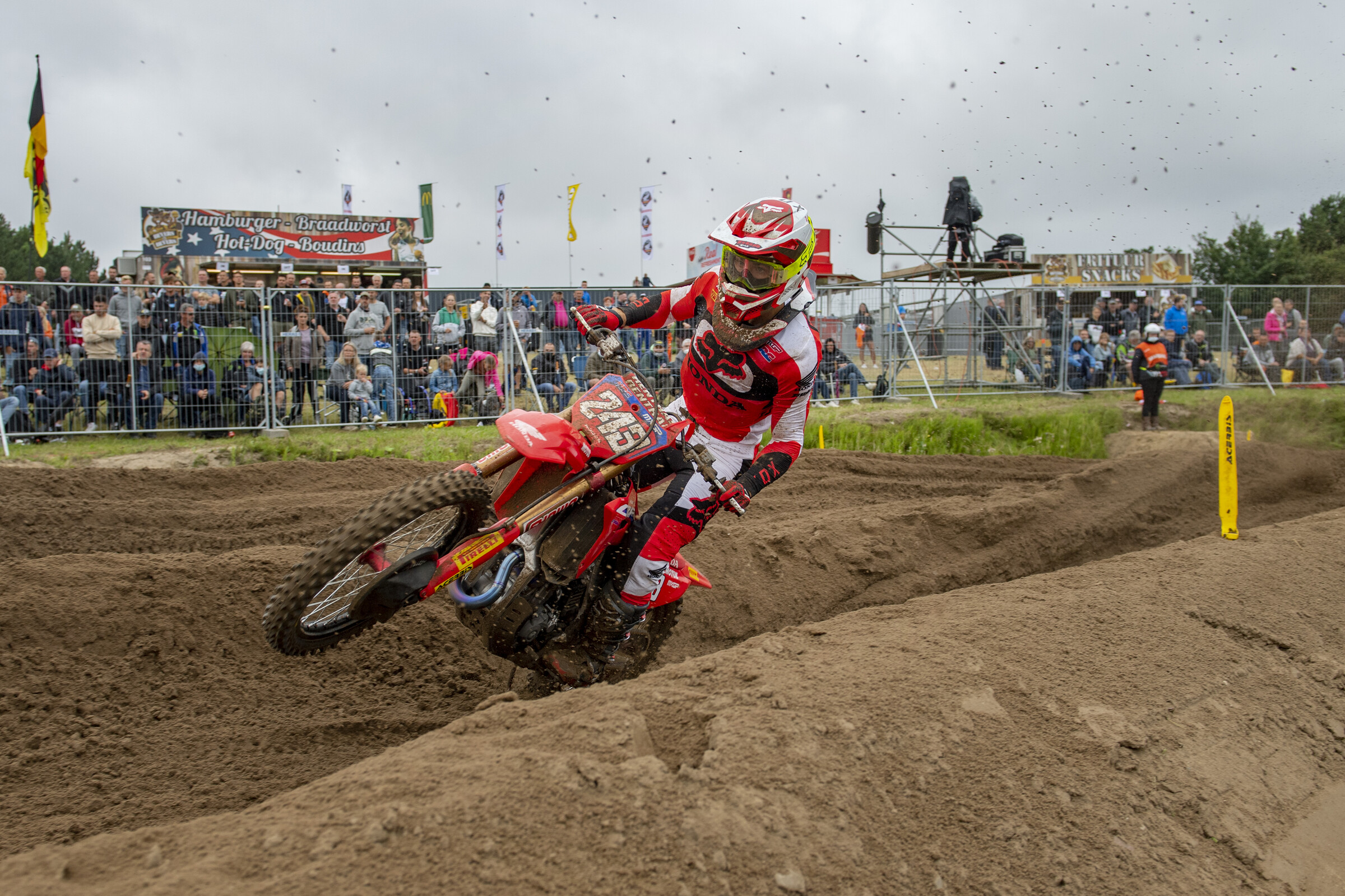Tim Gajser struggled in the sand, but he still retains the MXGP points lead after round six.