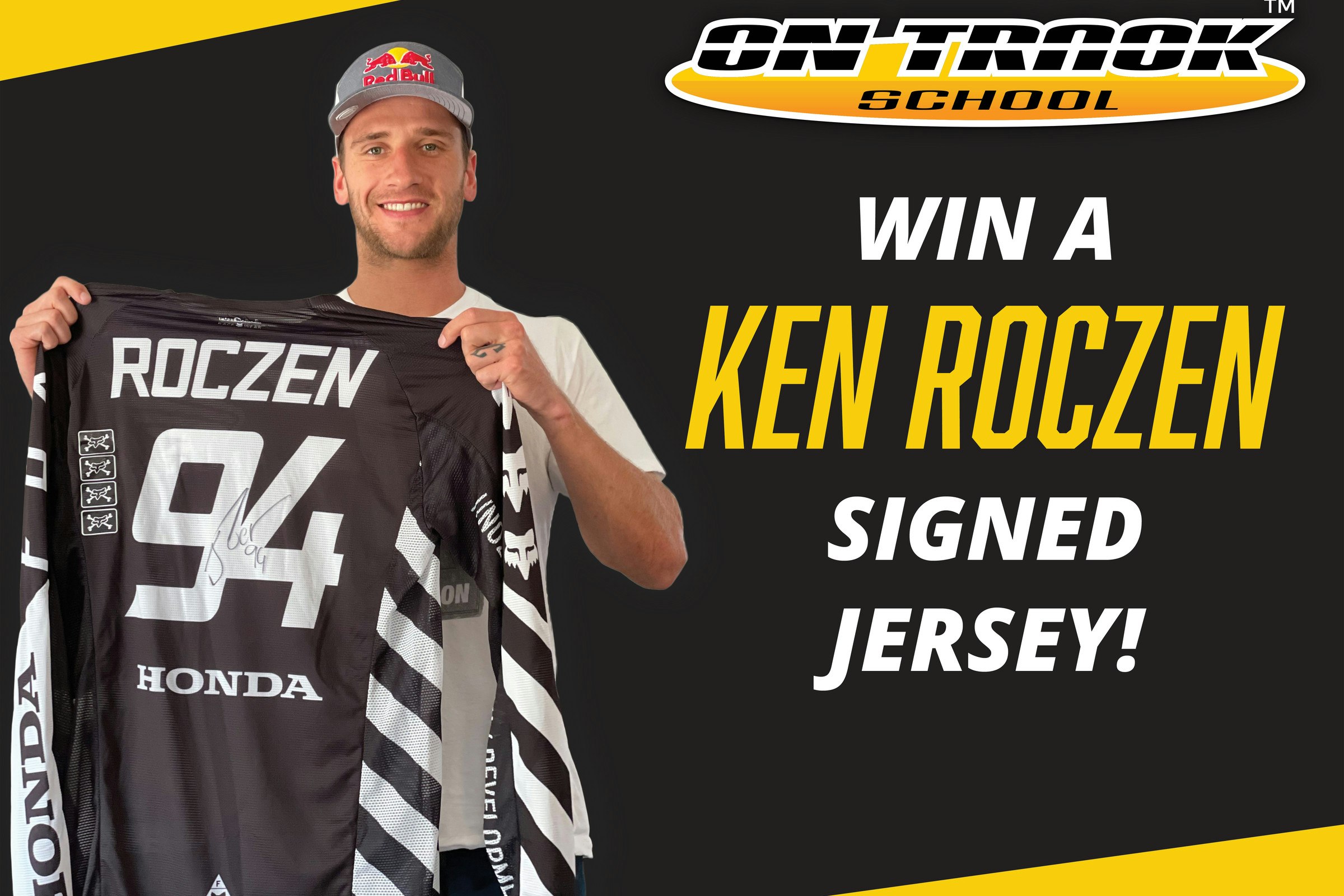 On Track School Raffling Off Signed Ken Roczen Jersey