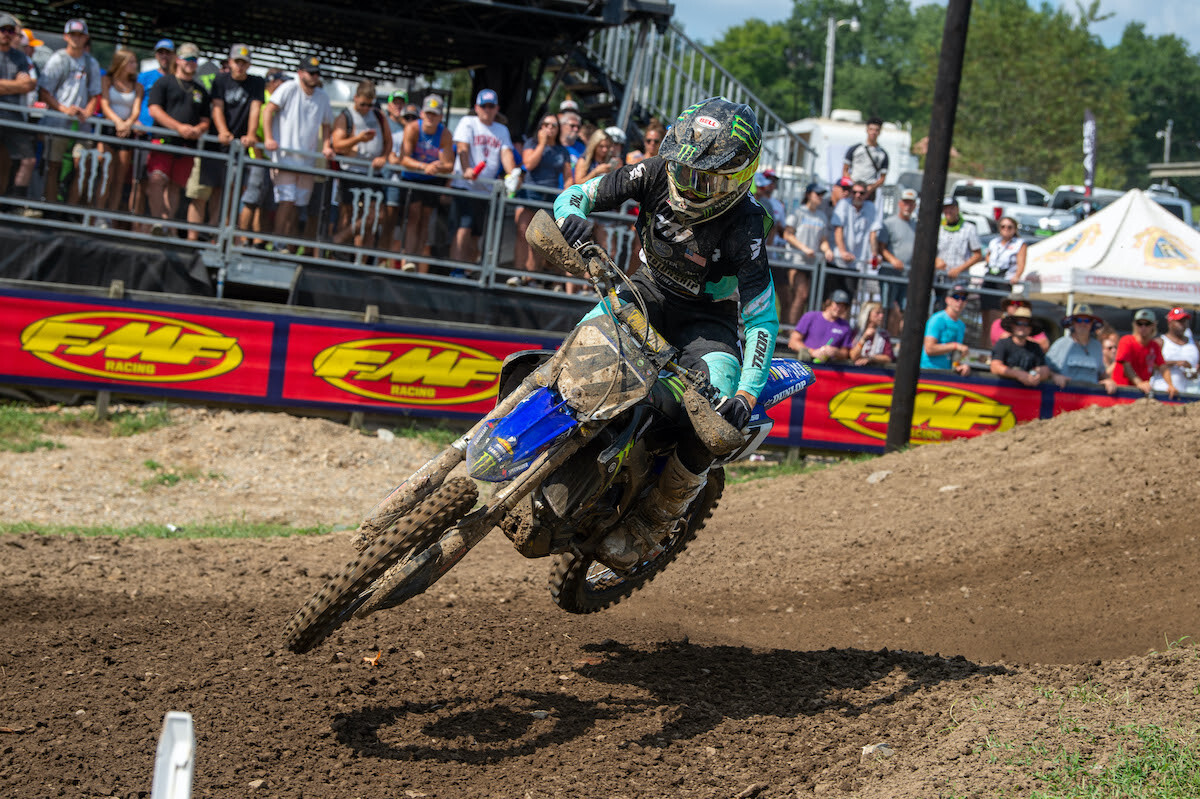 Levi Kitchen took the Moto 2 win in Open Pro Sport.