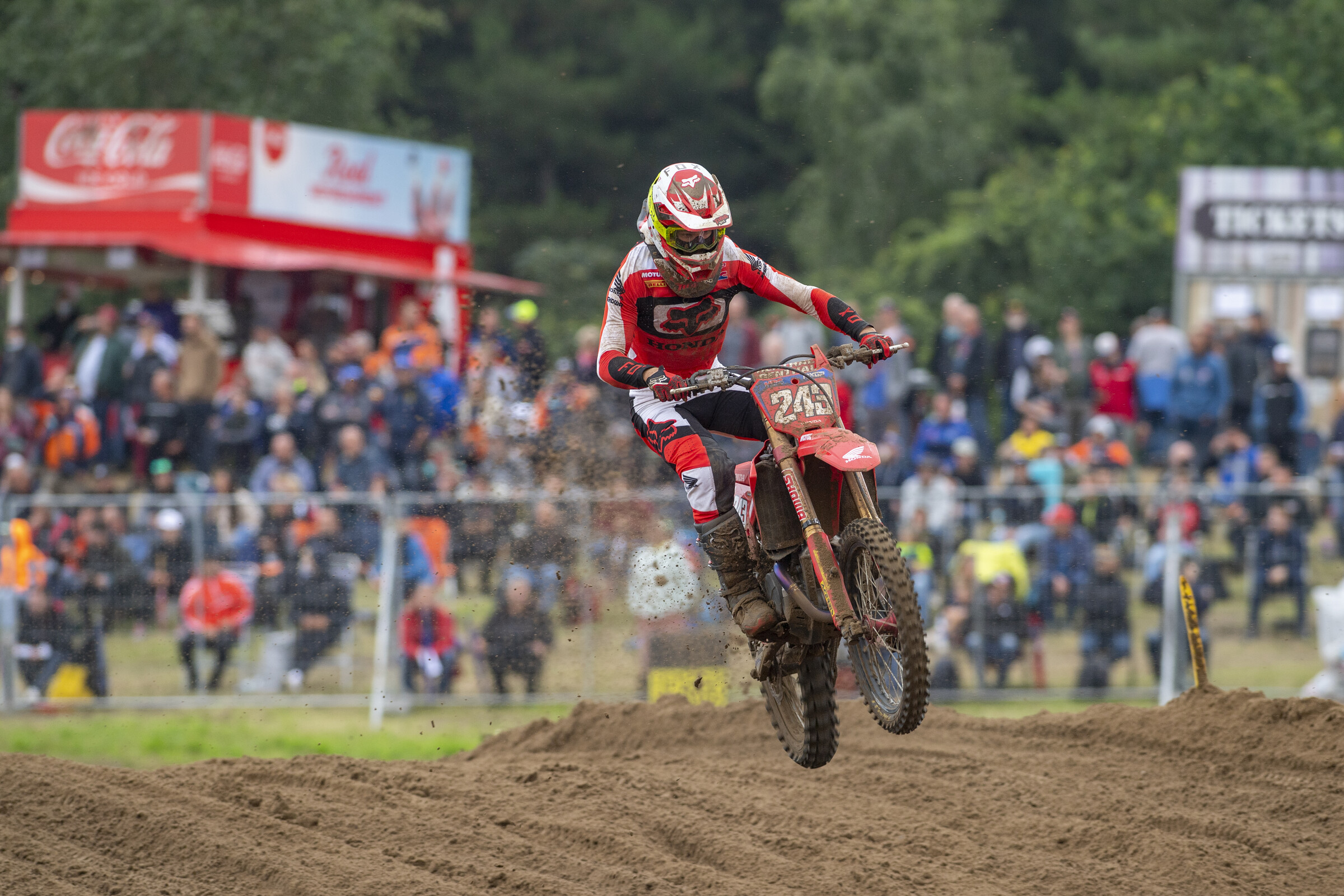 Tim Gajser leads the MXGP class in points entering the seventh round.