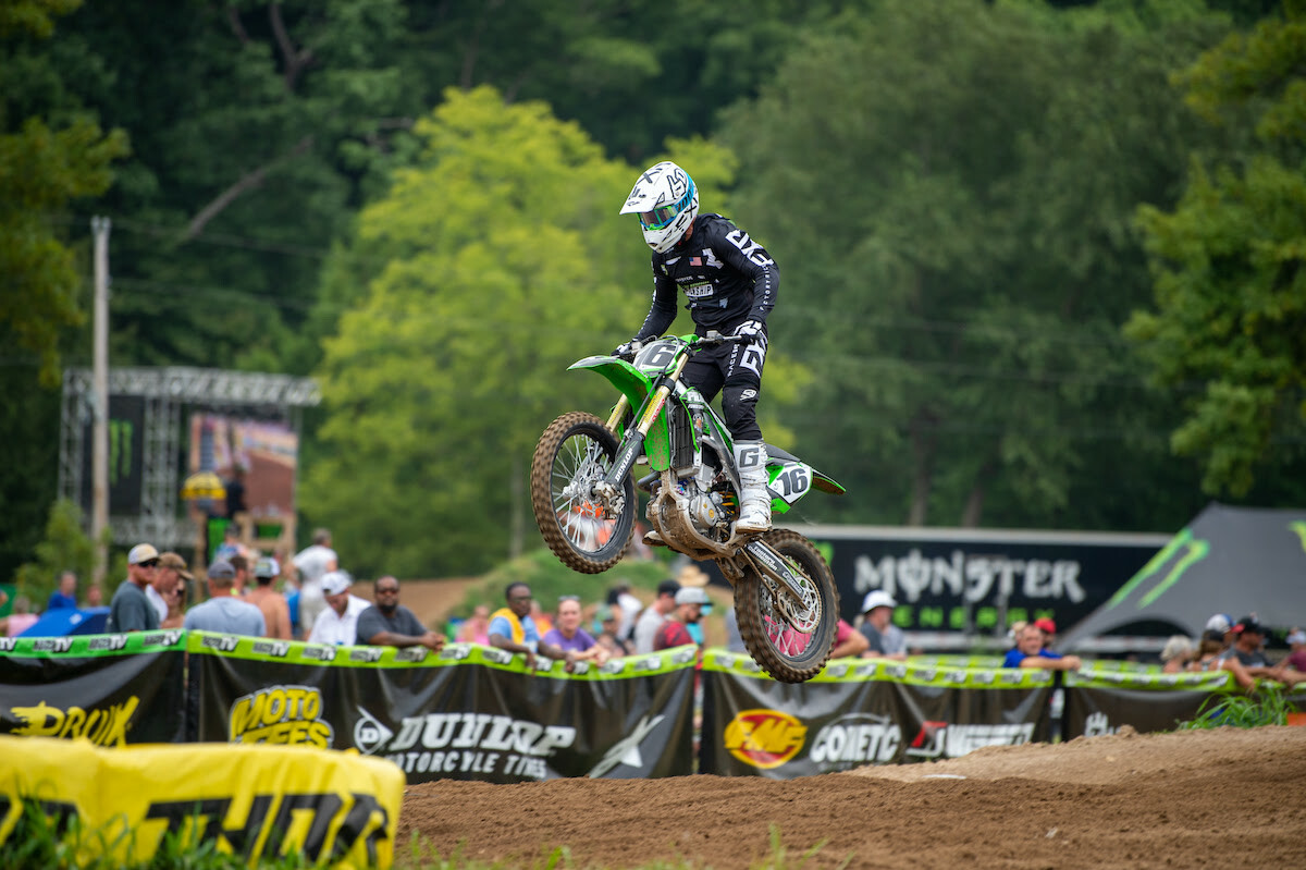 Keith Johnson was simply too good in Masters Moto 3 and took another win.