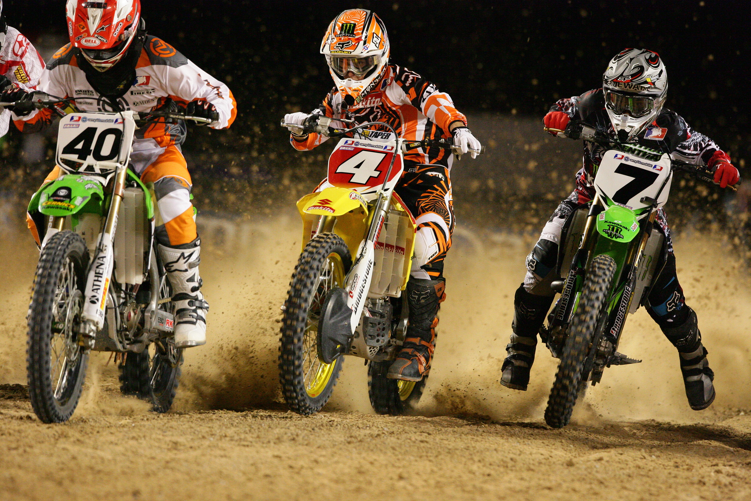 Carmichael and Stewart at the 2007 Orlando Supercross.